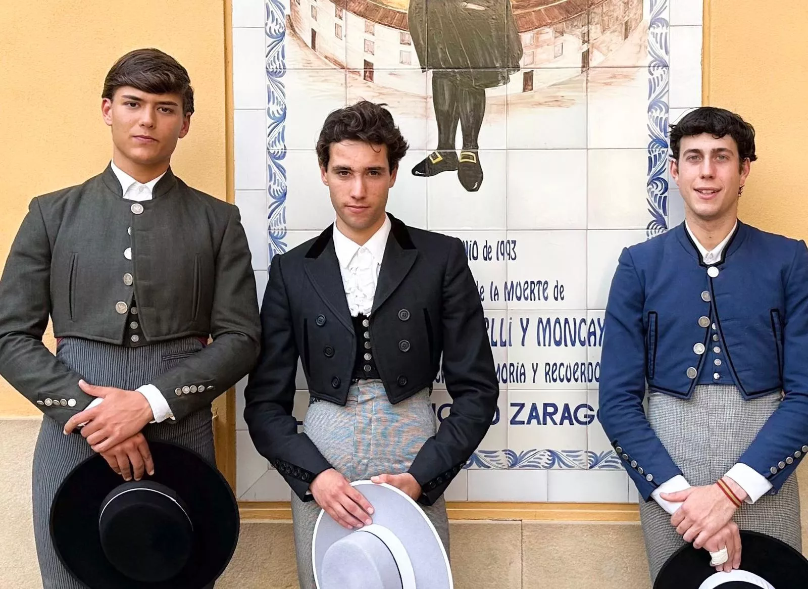 Remiro, Alarcón y Sejas, en la Misericordia de Zaragoza.