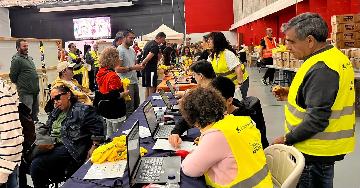 Pre-Marcha Aspace en el Palacio de Congresos de Huesca. Foto Mercedes Manterola