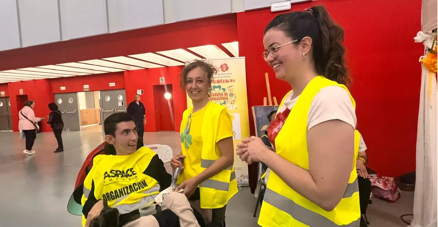 Pre-Marcha Aspace en el Palacio de Congresos de Huesca. Foto Mercedes Manterola