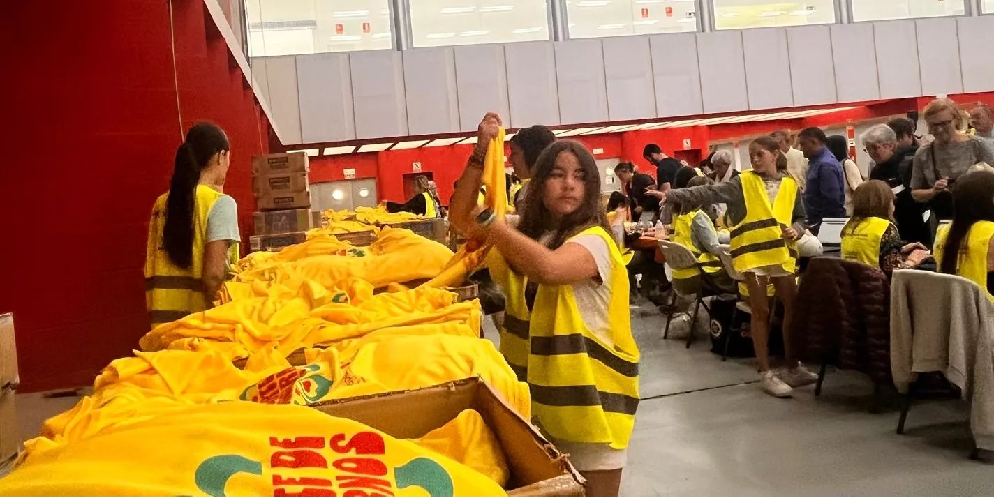 Pre-Marcha Aspace en el Palacio de Congresos de Huesca. Foto Mercedes Manterola