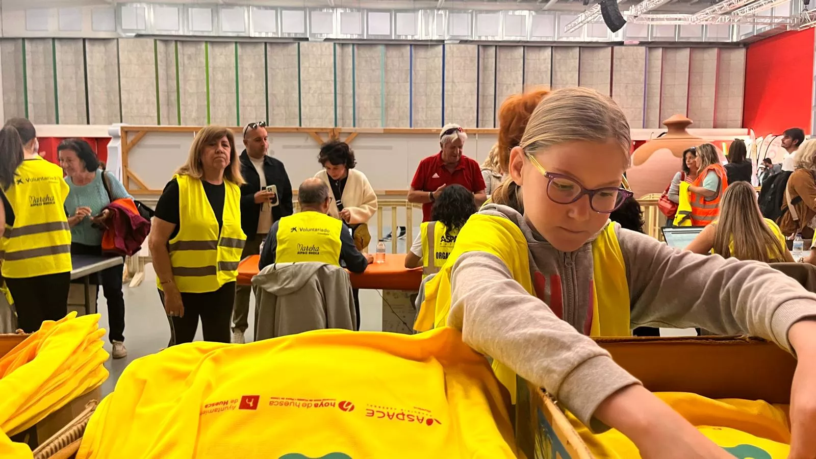 Pre-Marcha Aspace en el Palacio de Congresos de Huesca. Foto Mercedes Manterola