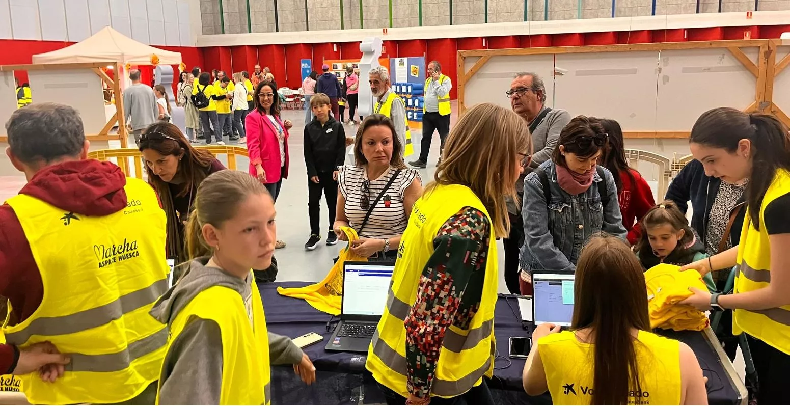 Pre-Marcha Aspace en el Palacio de Congresos de Huesca. Foto Mercedes Manterola