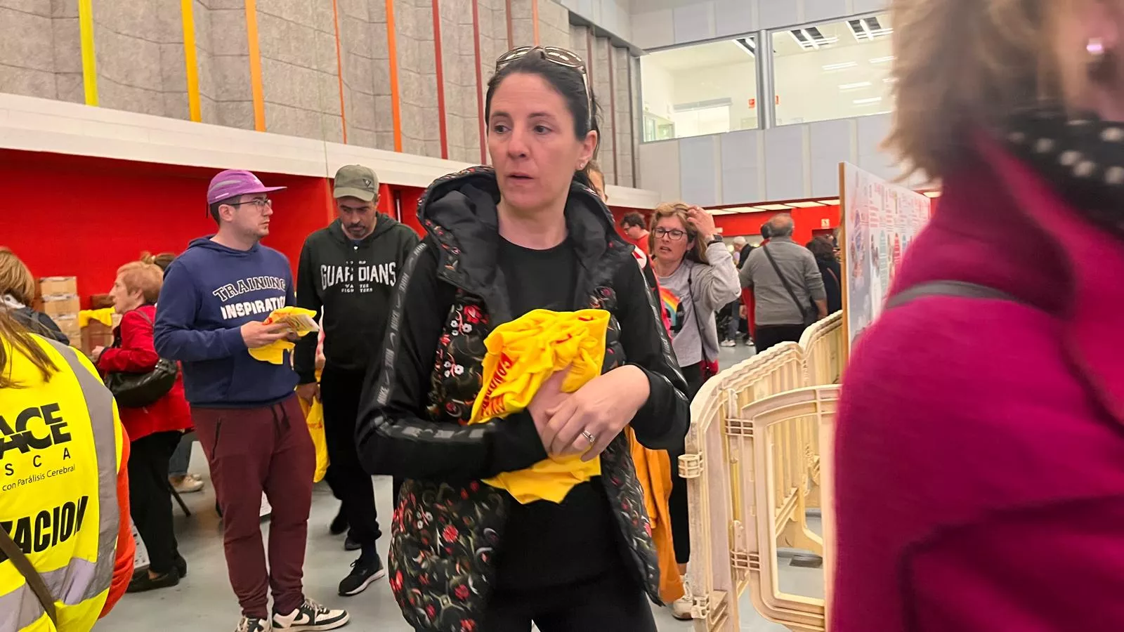 Pre-Marcha Aspace en el Palacio de Congresos de Huesca. Foto Mercedes Manterola