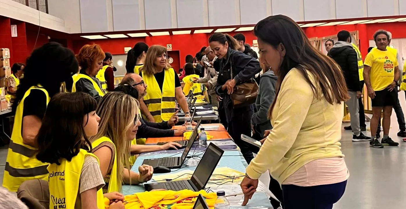 Pre-Marcha Aspace en el Palacio de Congresos de Huesca. Foto Mercedes Manterola