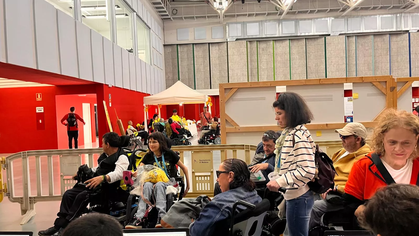 Pre-Marcha Aspace en el Palacio de Congresos de Huesca. Foto Mercedes Manterola