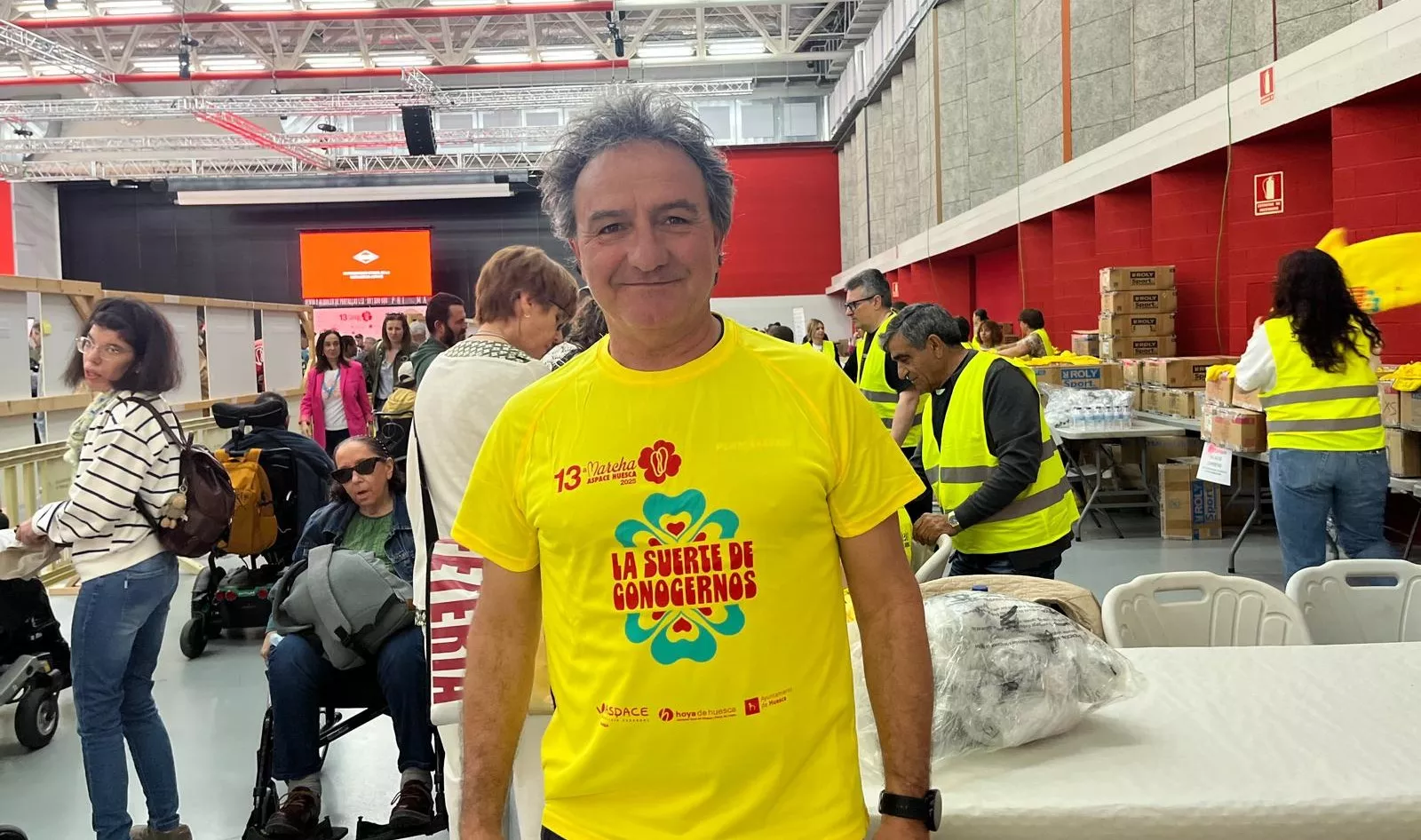 Pre-Marcha Aspace en el Palacio de Congresos de Huesca. Foto Mercedes Manterola