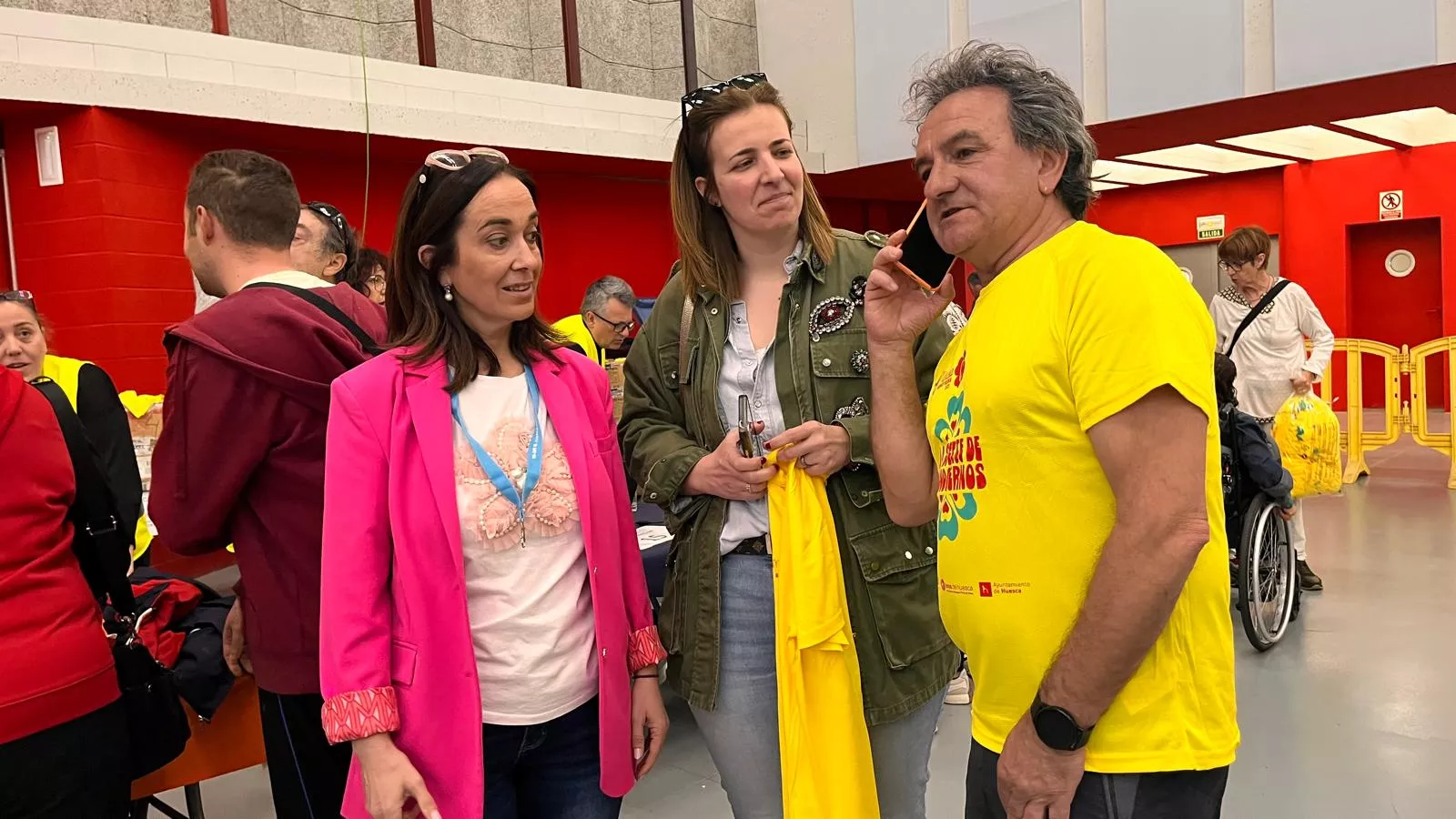 Pre-Marcha Aspace en el Palacio de Congresos de Huesca. Foto Mercedes Manterola