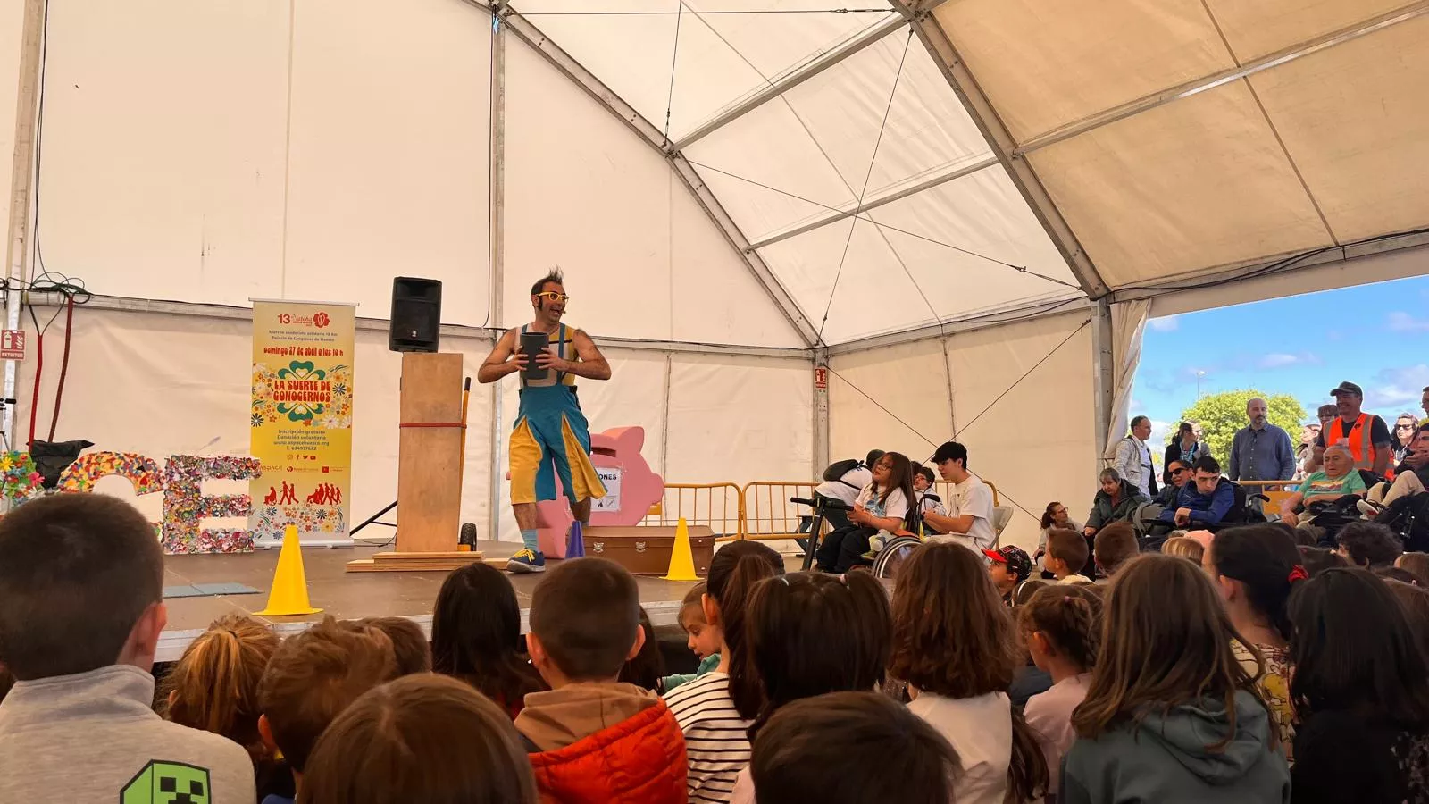 Román La Raspa en la Pre-Marcha Aspace. Foto Mercedes Manterola