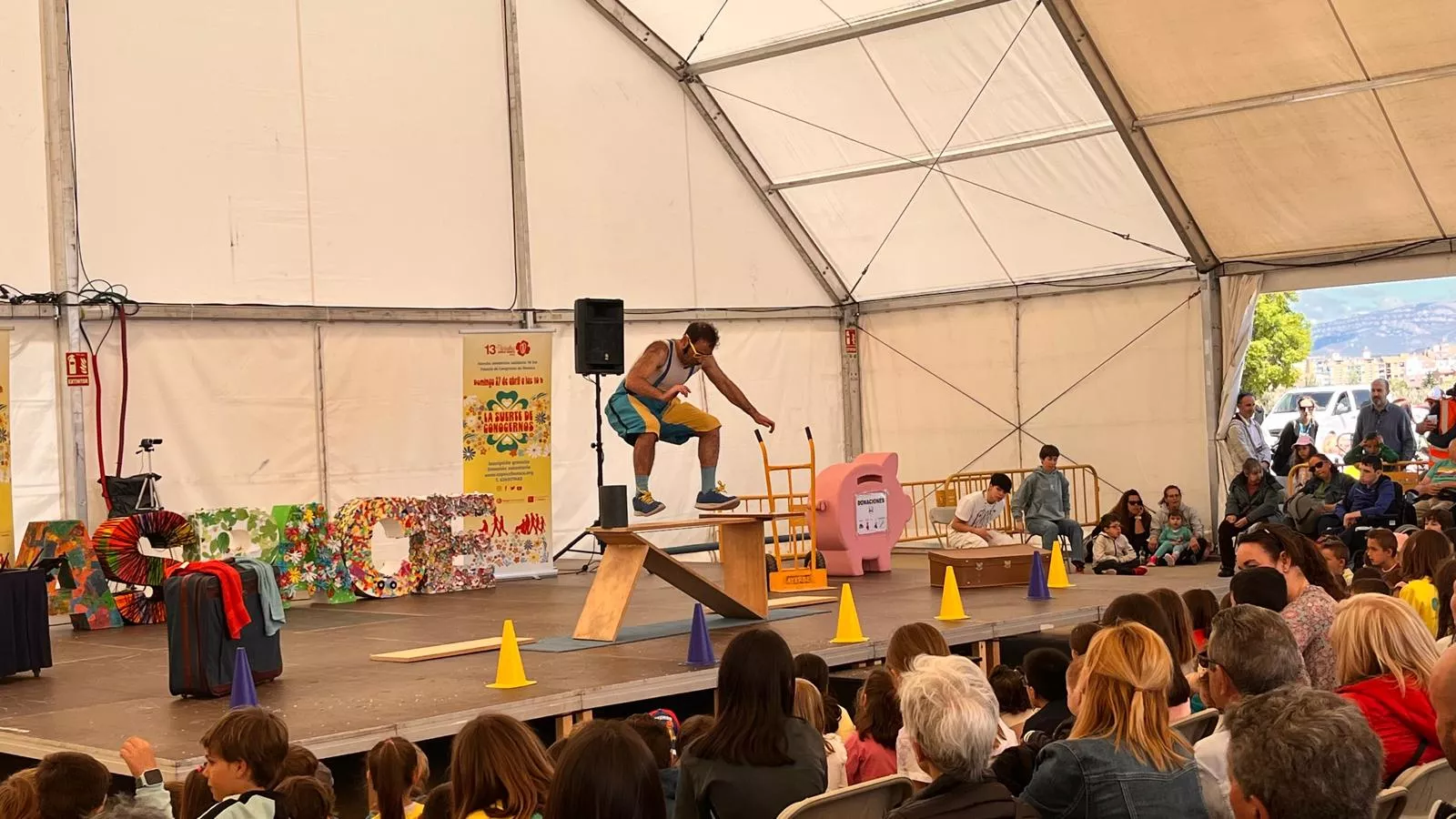 Román La Raspa en la Pre-Marcha Aspace. Foto Mercedes Manterola