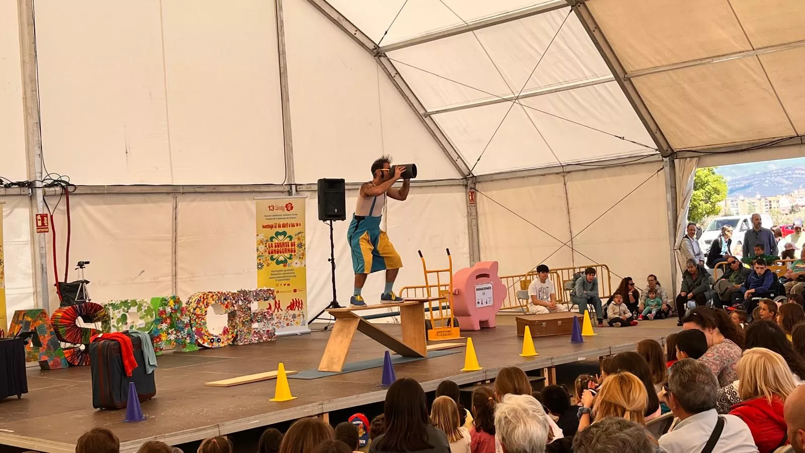 Román La Raspa en la Pre-Marcha Aspace. Foto Mercedes Manterola