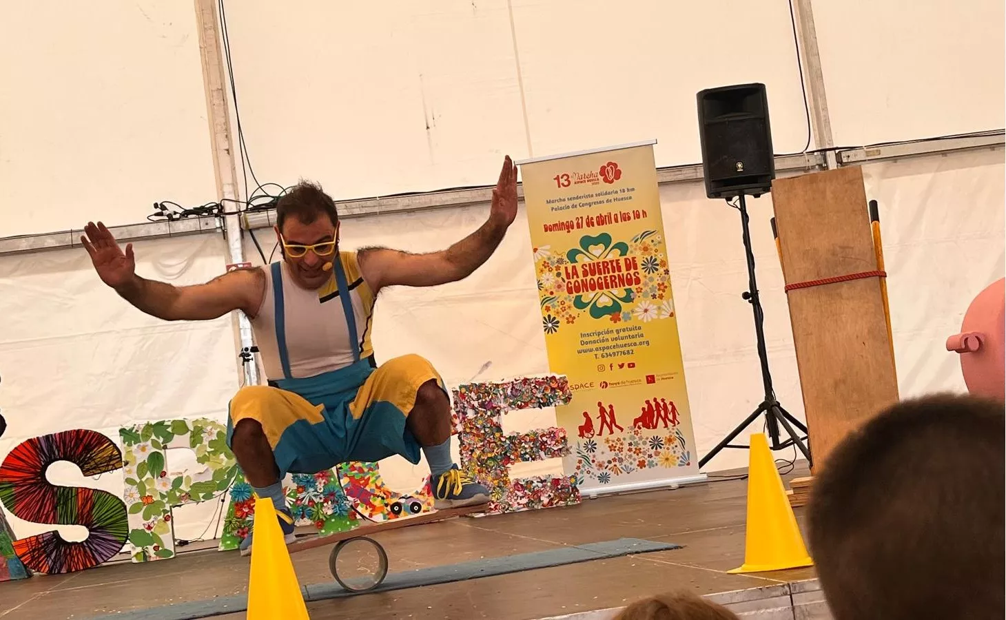 Román La Raspa en la Pre-Marcha Aspace. Foto Mercedes Manterola