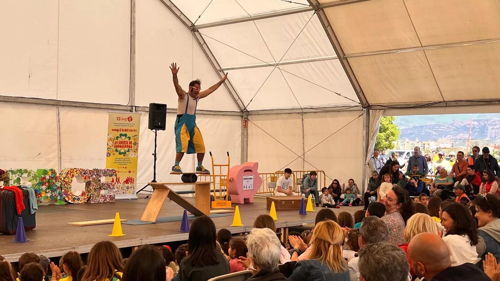 Román La Raspa en la Pre-Marcha Aspace. Foto Mercedes Manterola