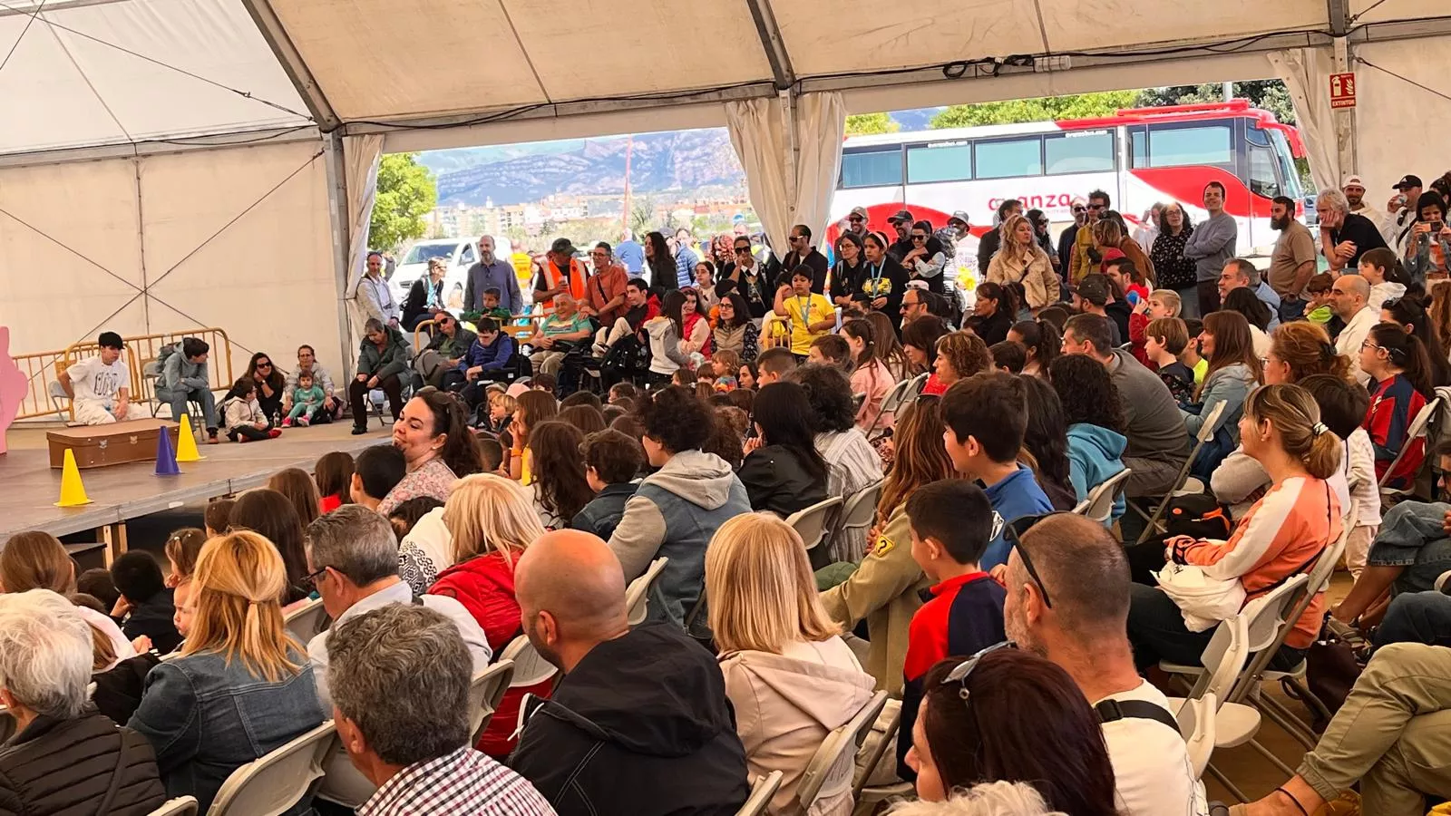 Román La Raspa en la Pre-Marcha Aspace. Foto Mercedes Manterola