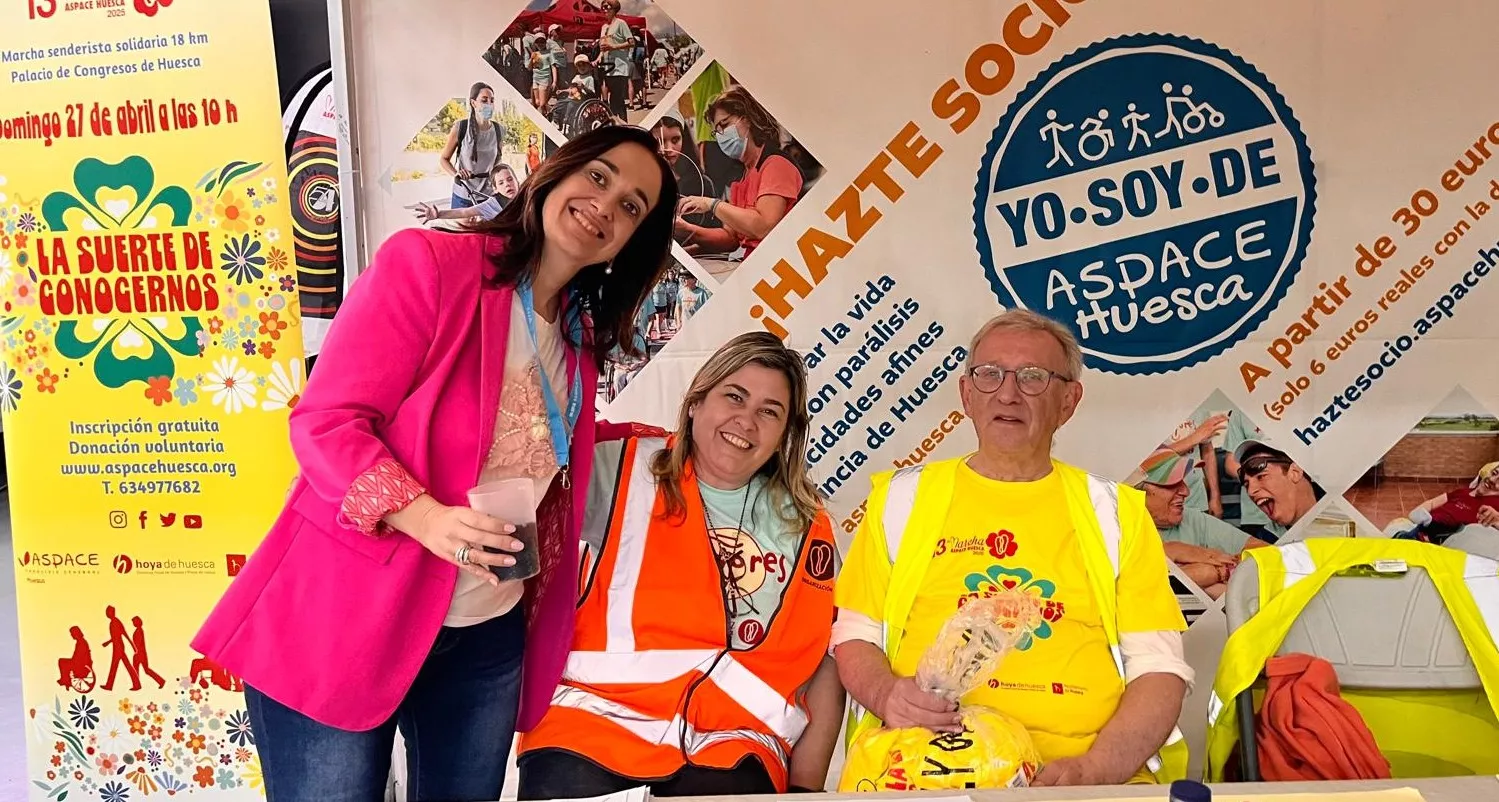 Pre-Marcha Aspace en el Palacio de Congresos de Huesca. Foto Mercedes Manterola