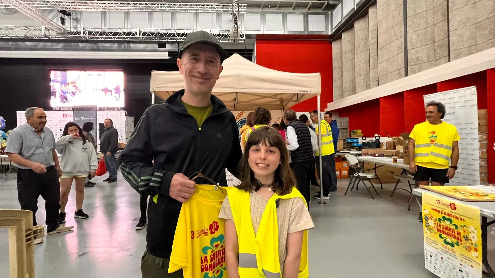Celebración de los 10.000 inscritos en la Marcha Aspace. Foto Mercedes Manterola