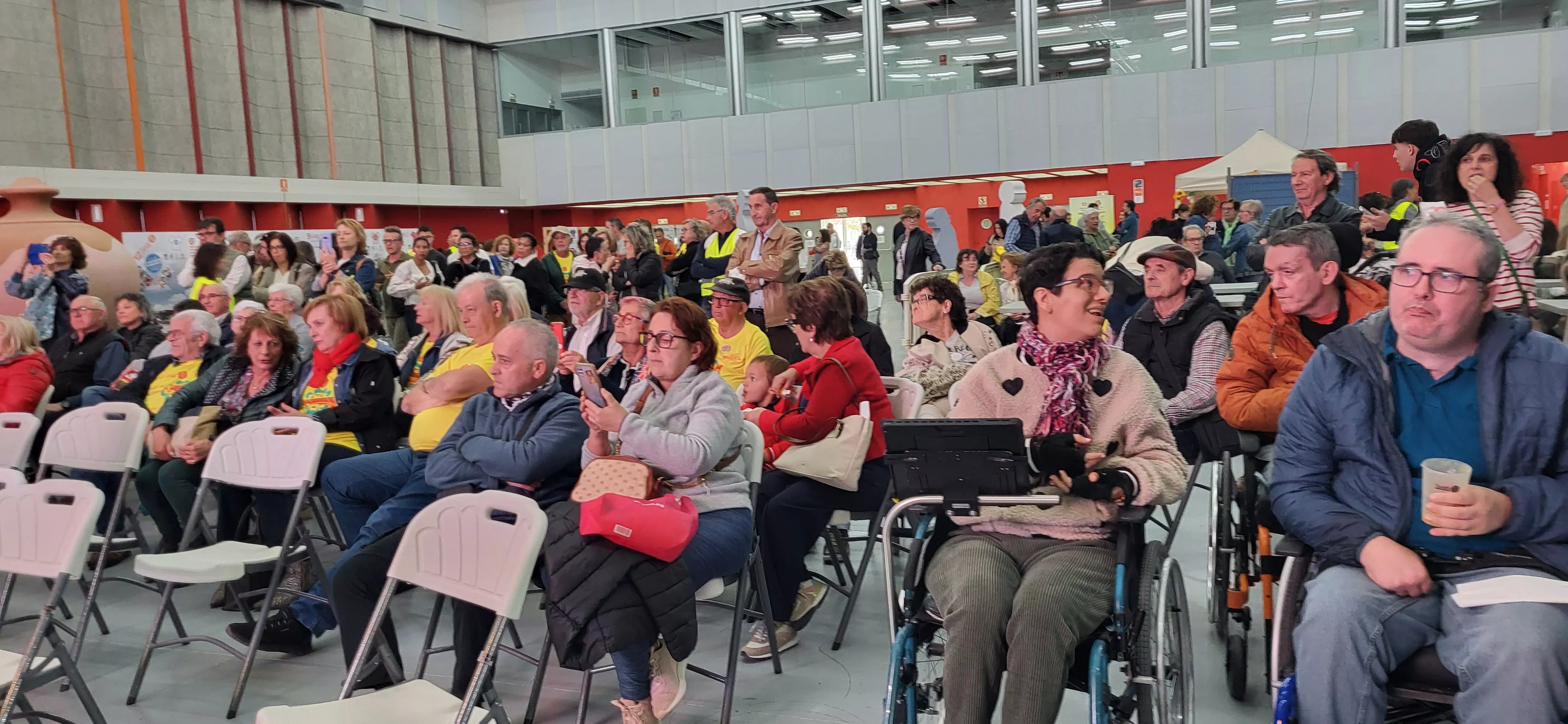 Pre-Marcha Aspace en el Palacio de Congresos de Huesca. Foto Mercedes Manterola