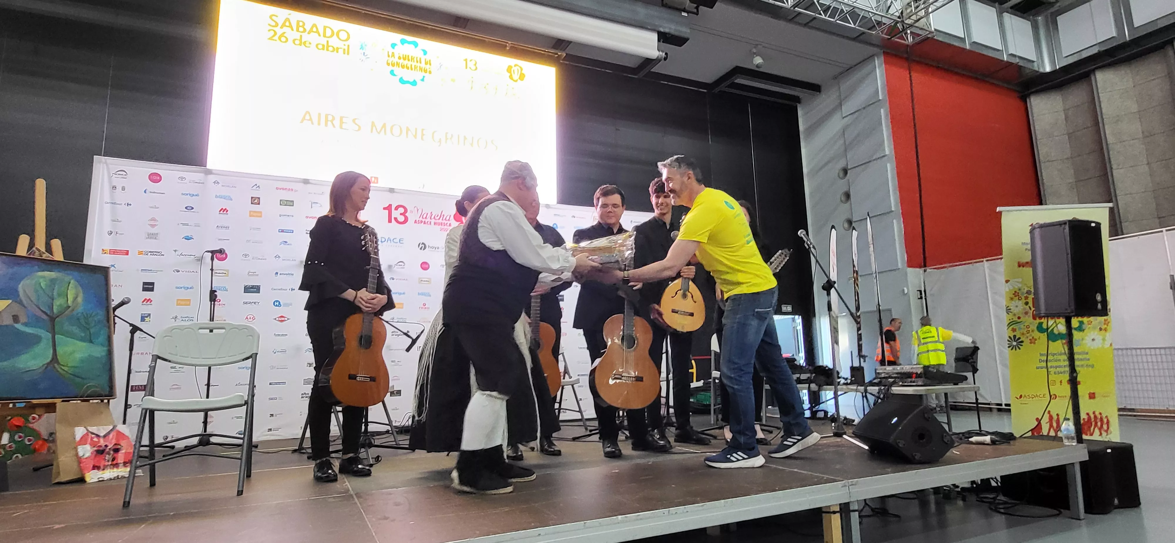 Pre-Marcha Aspace en el Palacio de Congresos de Huesca. Foto Mercedes Manterola