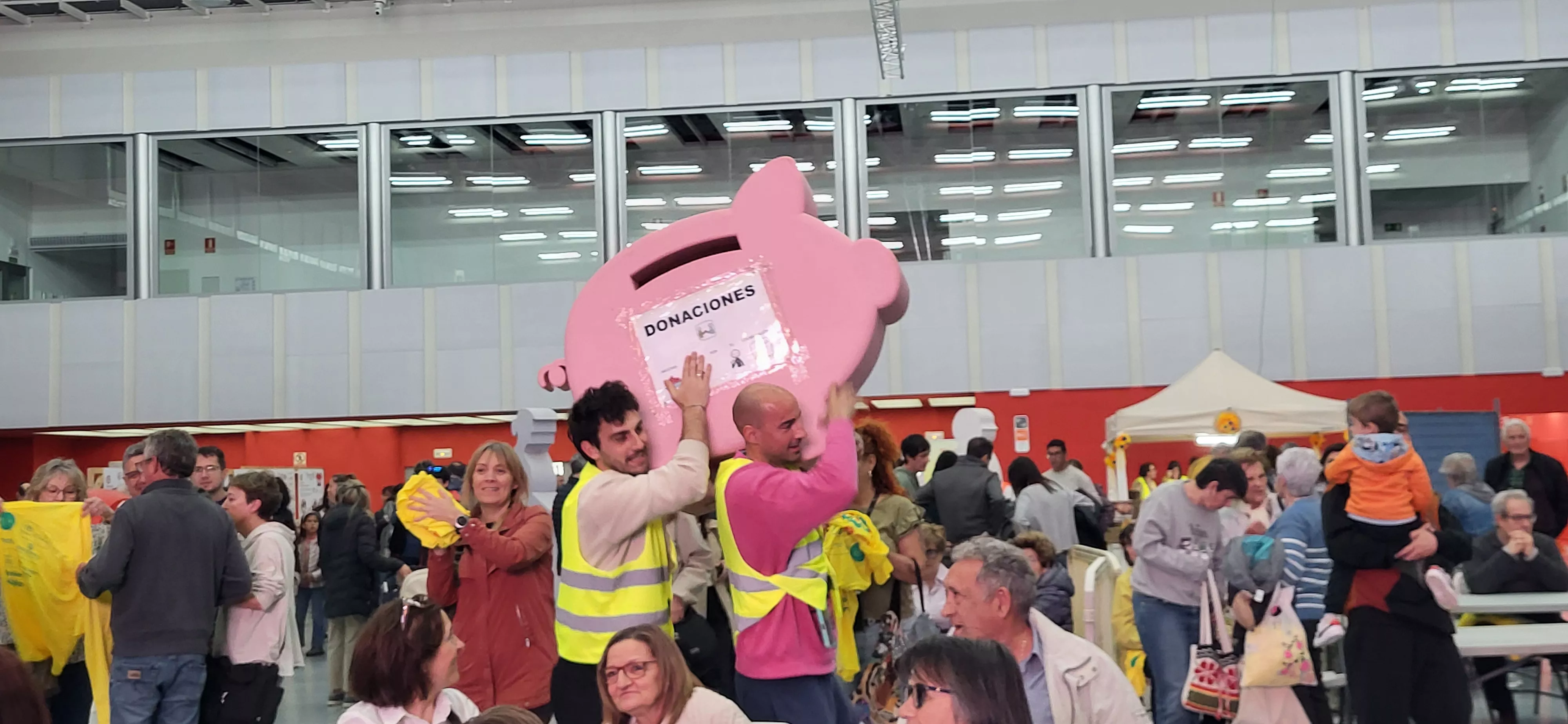 Pre-Marcha Aspace en el Palacio de Congresos de Huesca. Foto Mercedes Manterola