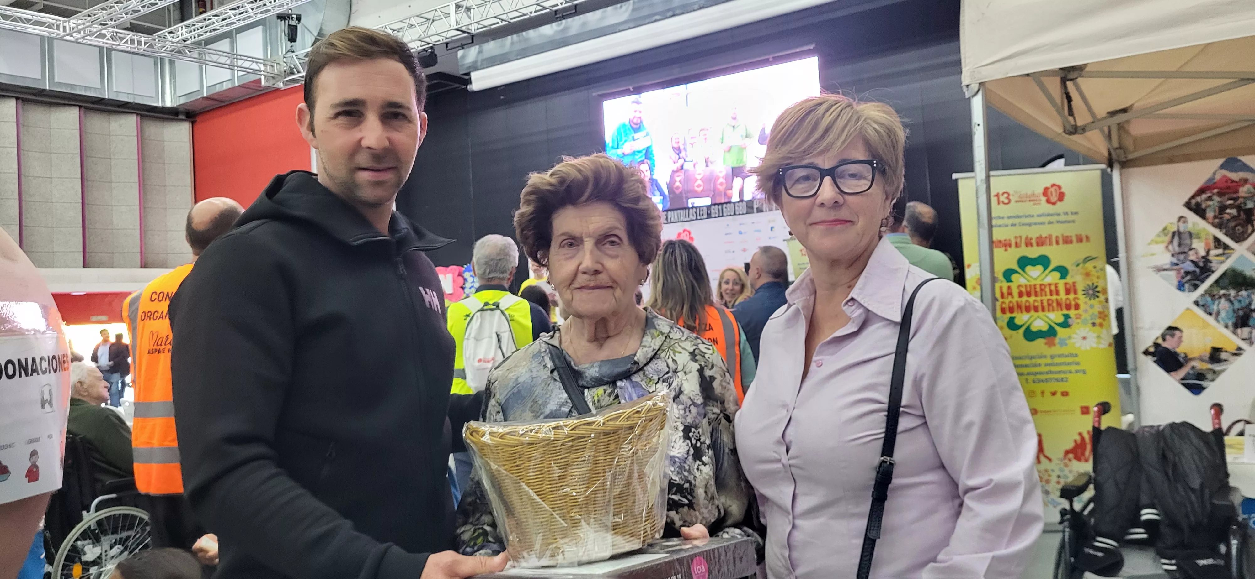Nieves Bravo, de 95 años, ha participado en todas las Marchas Aspace.