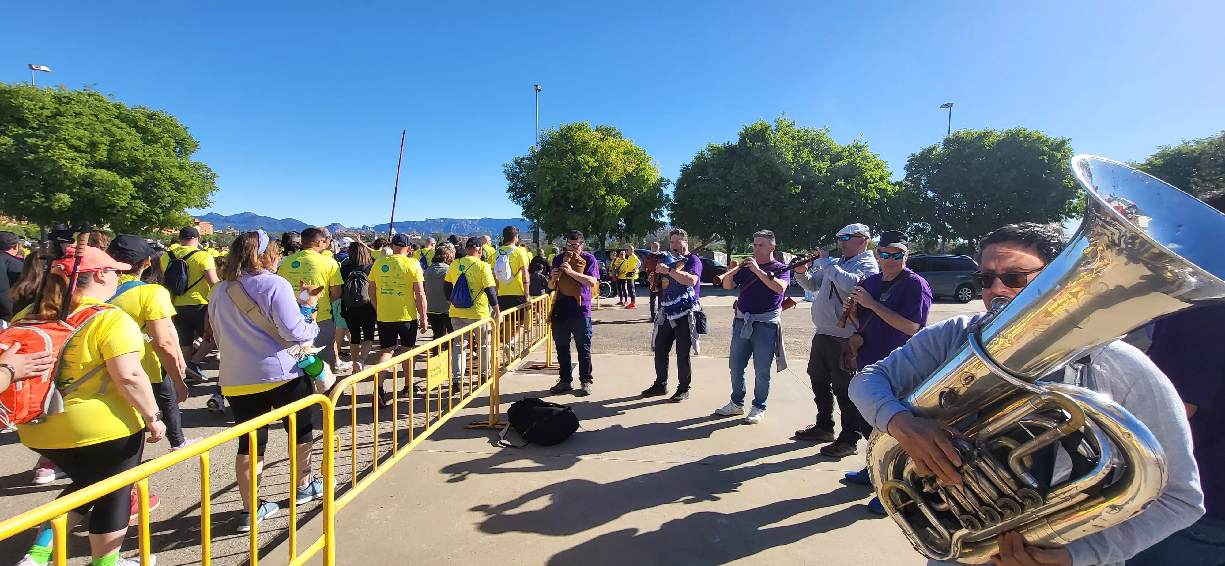 Salida de la XIII Marcha Aspace Huesca. Foto Mercedes Manterola
