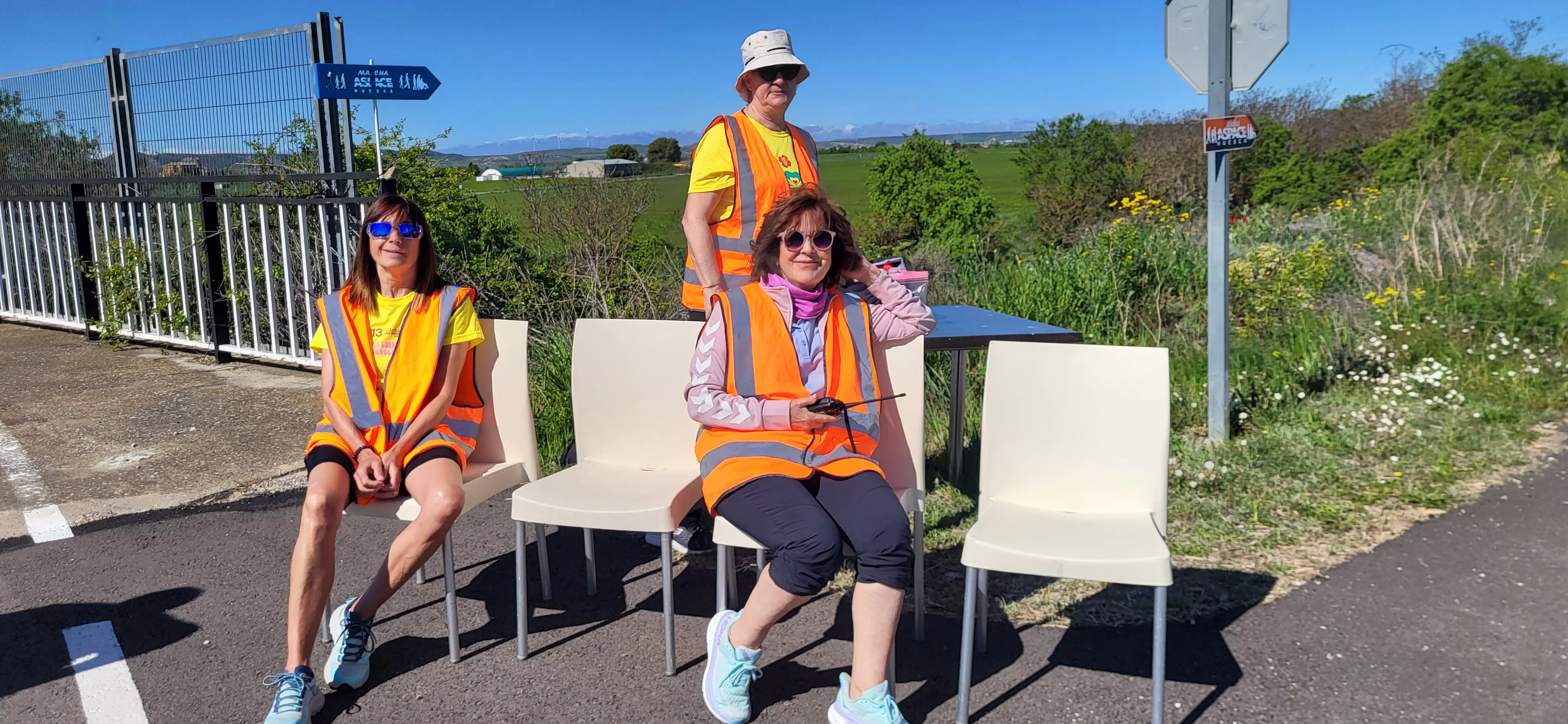 Recorrido de la XIII Marcha Aspace Huesca. Foto Mercedes Manterola