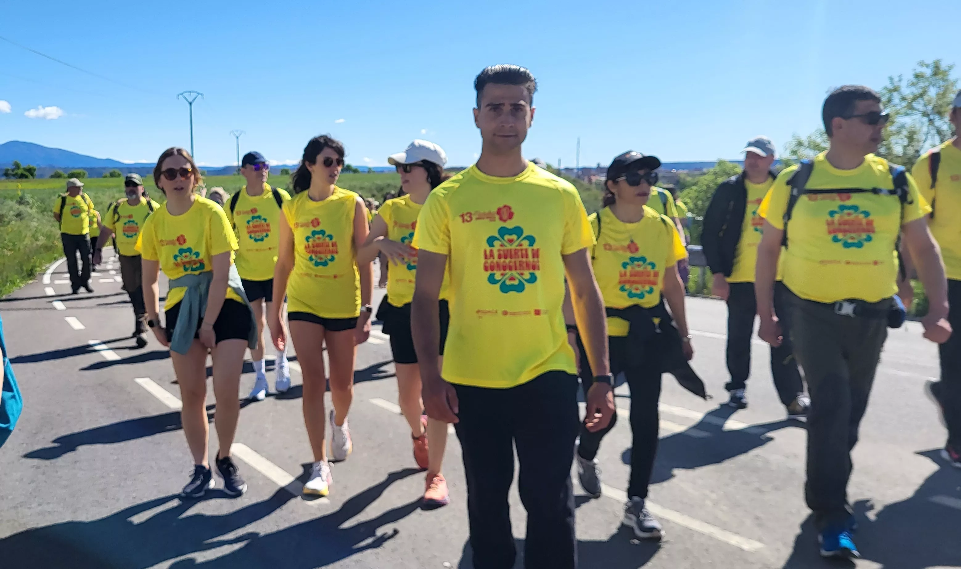 Recorrido de la XIII Marcha Aspace Huesca. Foto Mercedes Manterola