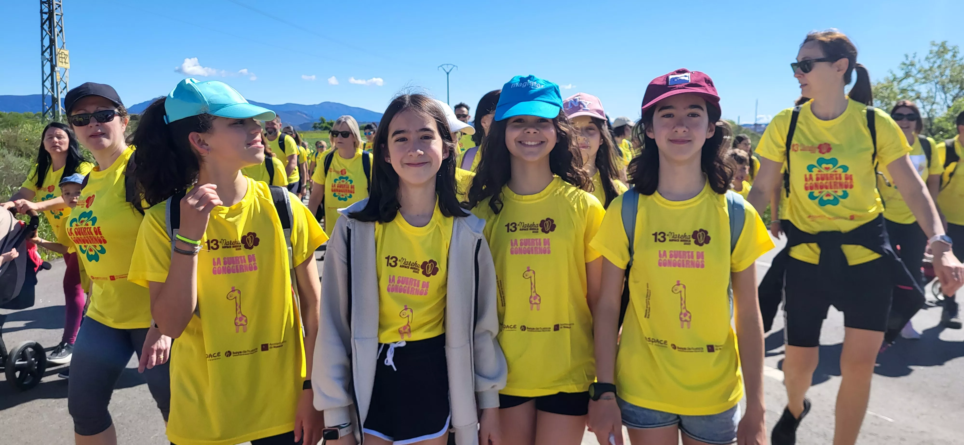 Recorrido de la XIII Marcha Aspace Huesca. Foto Mercedes Manterola