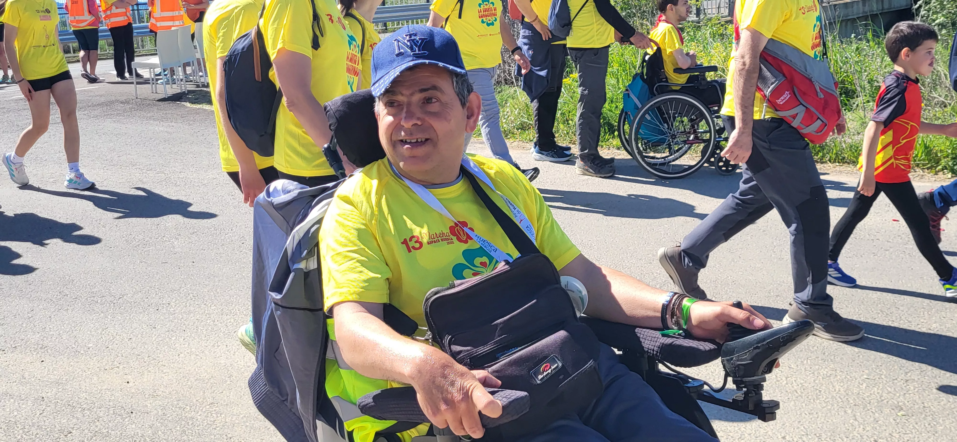 Recorrido de la XIII Marcha Aspace Huesca. Foto Mercedes Manterola