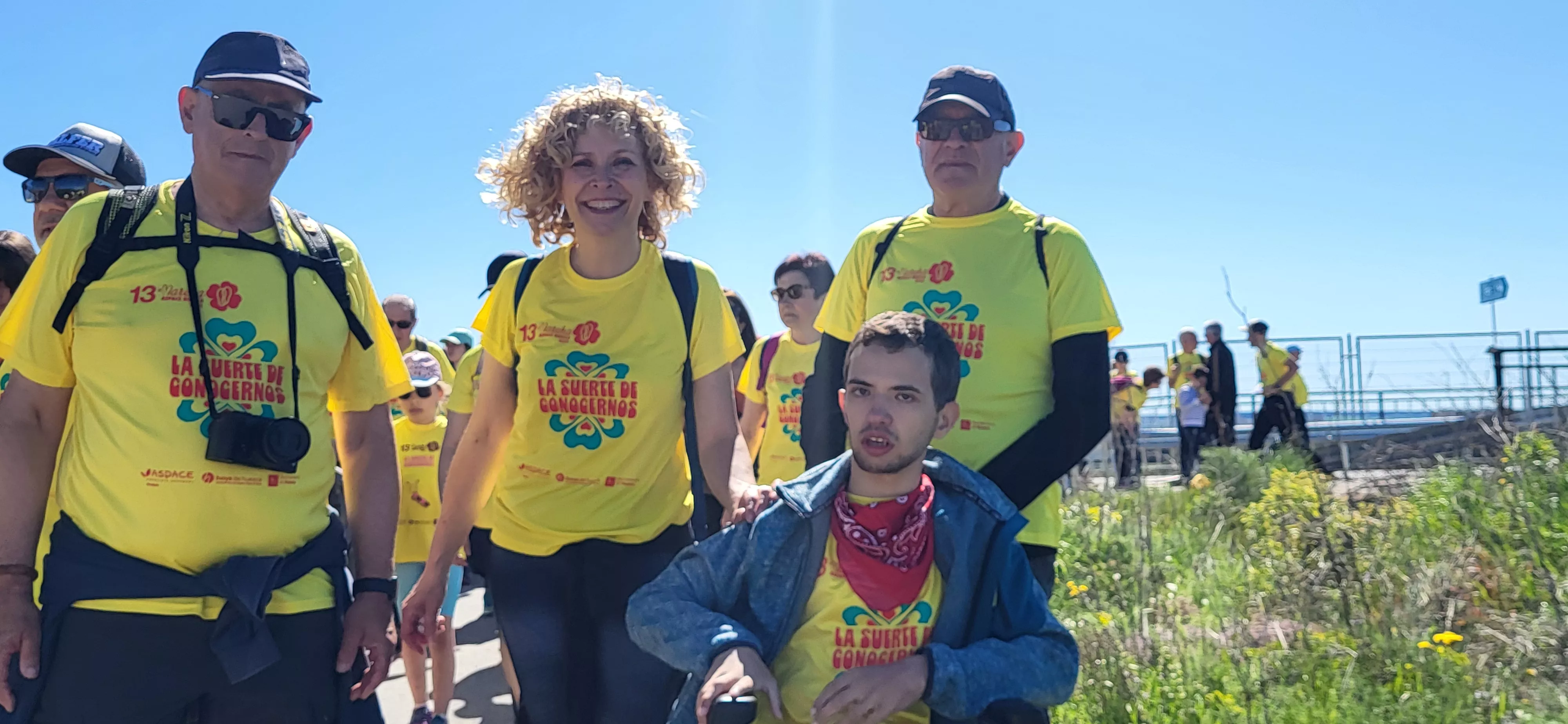 Recorrido de la XIII Marcha Aspace Huesca. Foto Mercedes Manterola