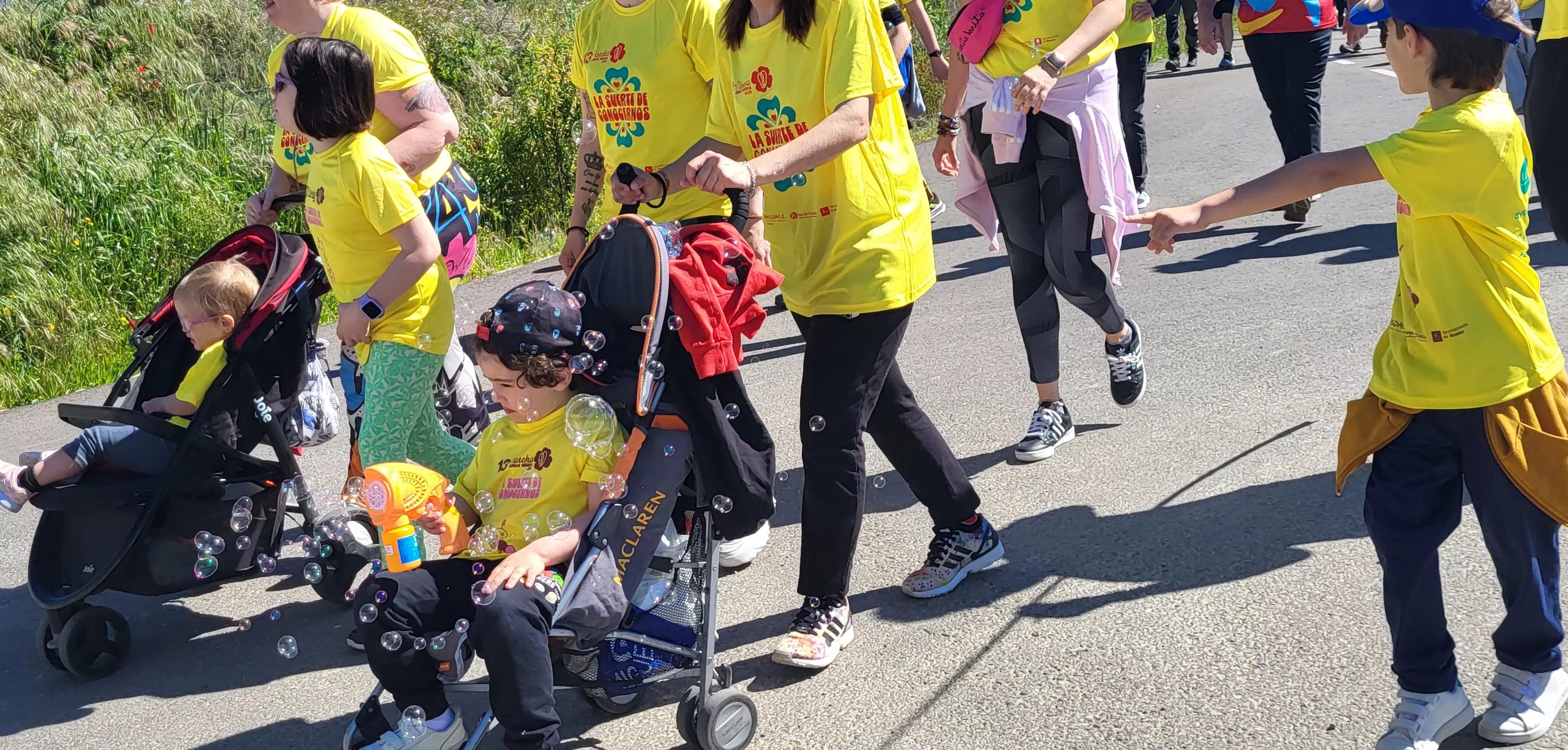 Recorrido de la XIII Marcha Aspace Huesca. Foto Mercedes Manterola