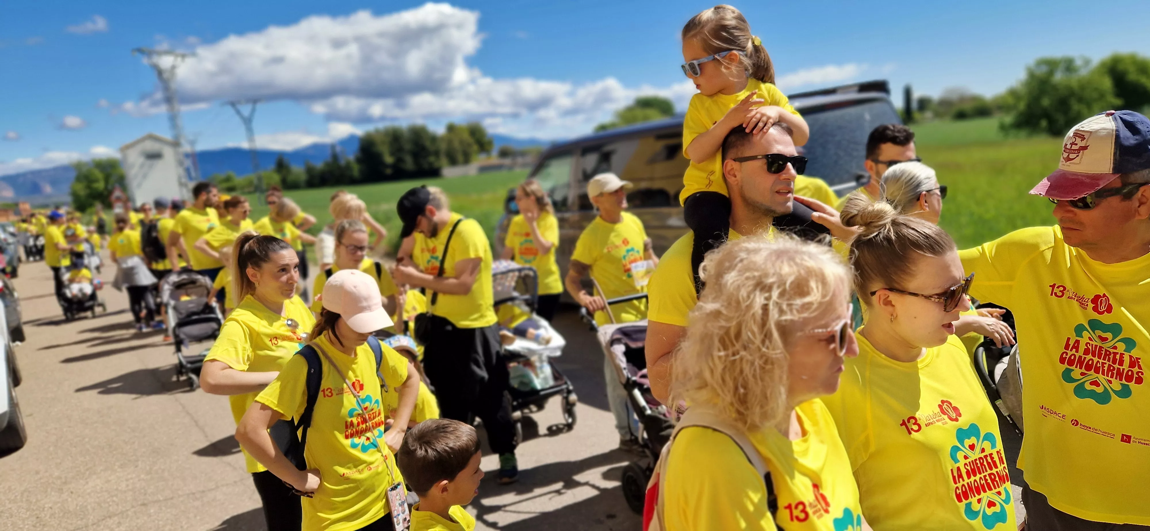 13 Marcha Aspace Huesca en Banariés. Foto Myriam Martínez