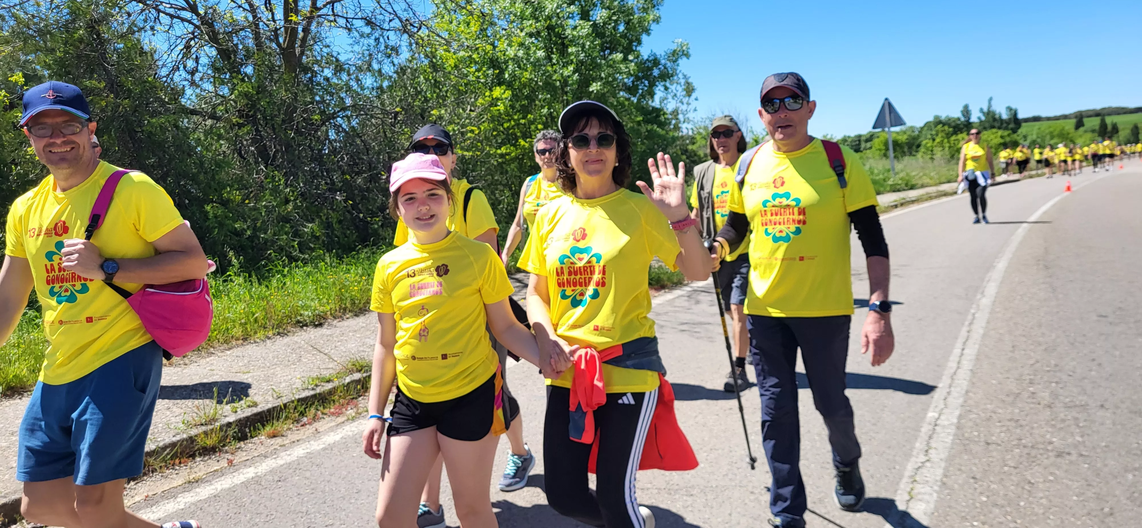 Recorrido de la XIII Marcha Aspace Huesca. Foto Mercedes Manterola
