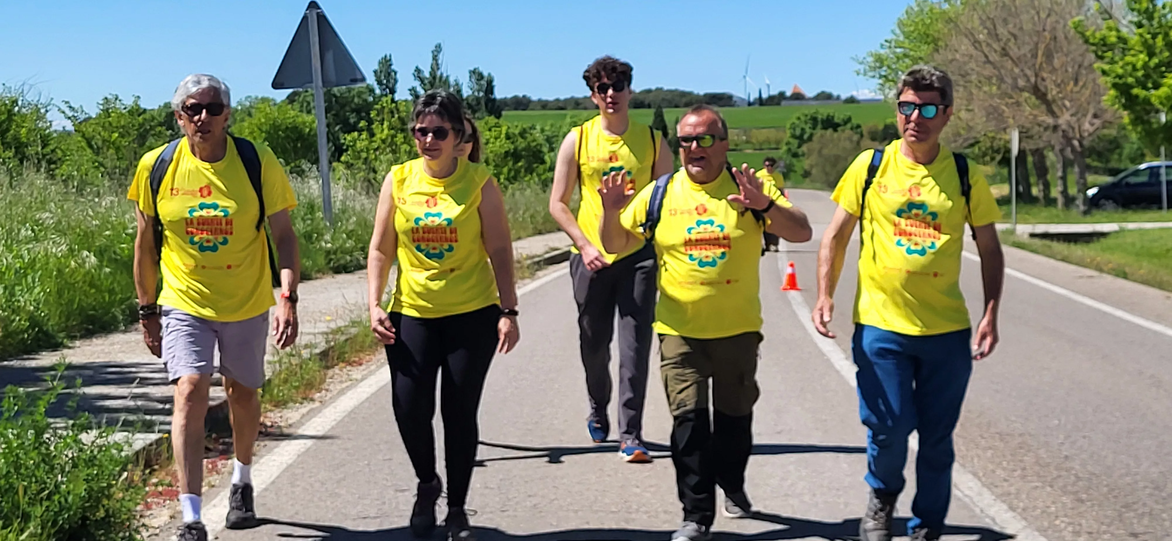 Recorrido de la XIII Marcha Aspace Huesca. Foto Mercedes Manterola