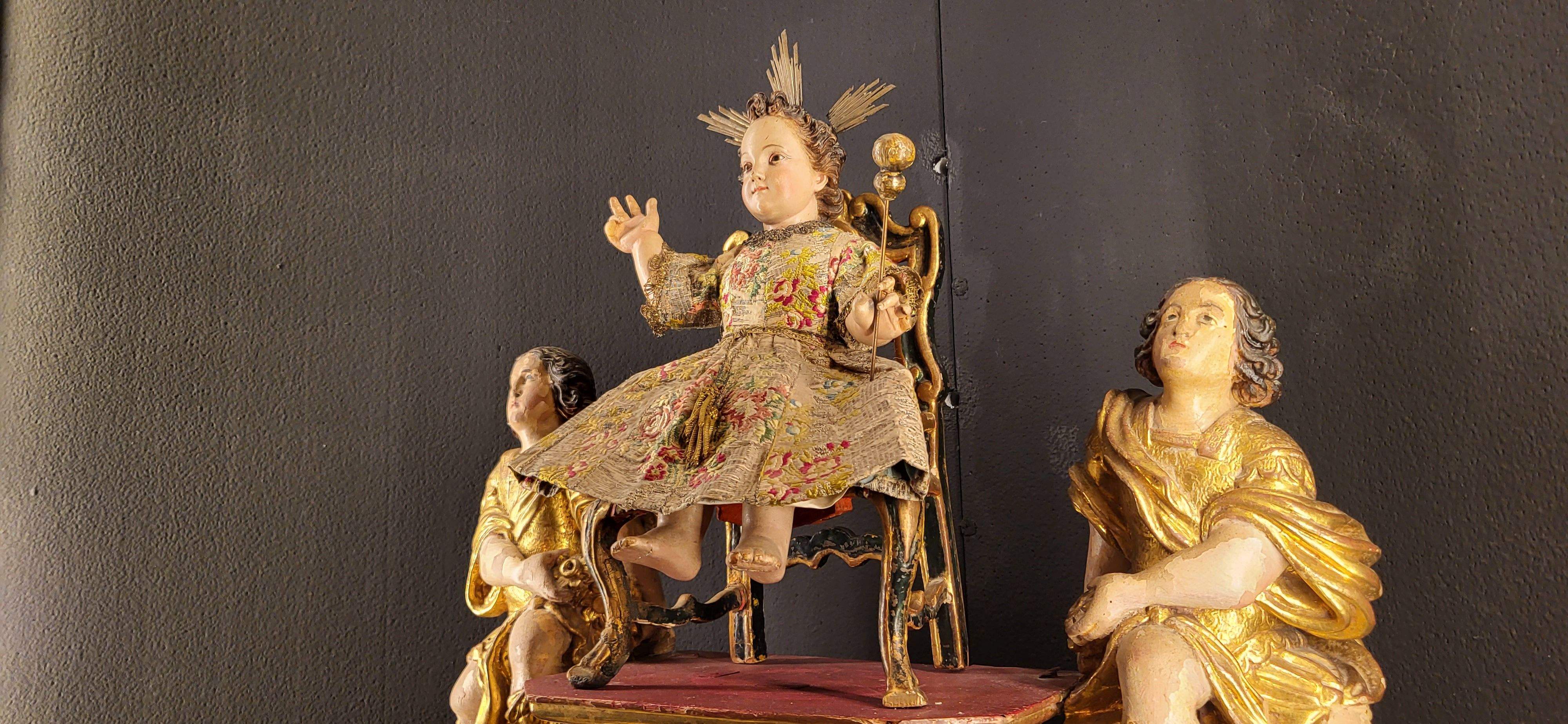 Imágenes de la exposición de tallas del Niño Jesús Un mozardet como un sol”. Foto Myriam Martínez 