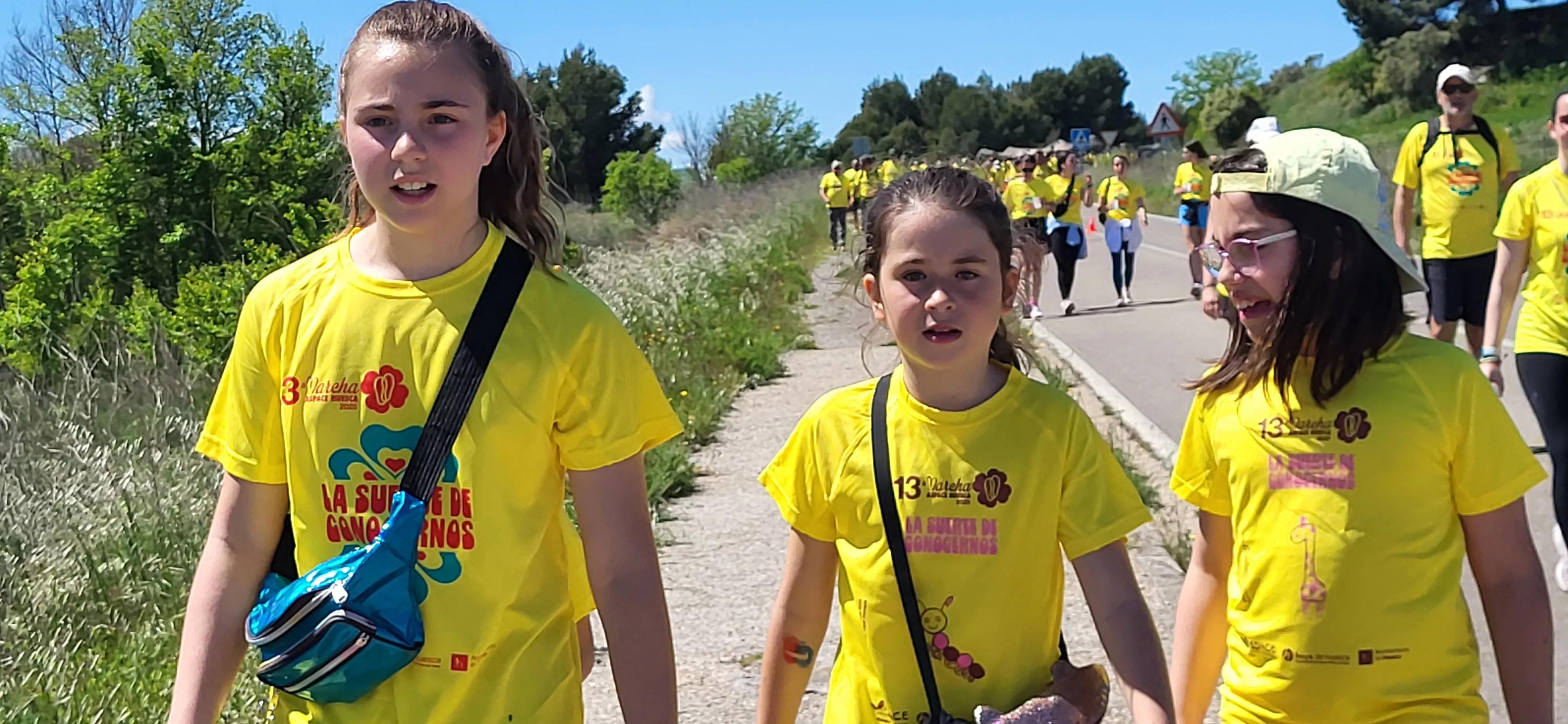 Recorrido de la XIII Marcha Aspace Huesca. Foto Mercedes Manterola