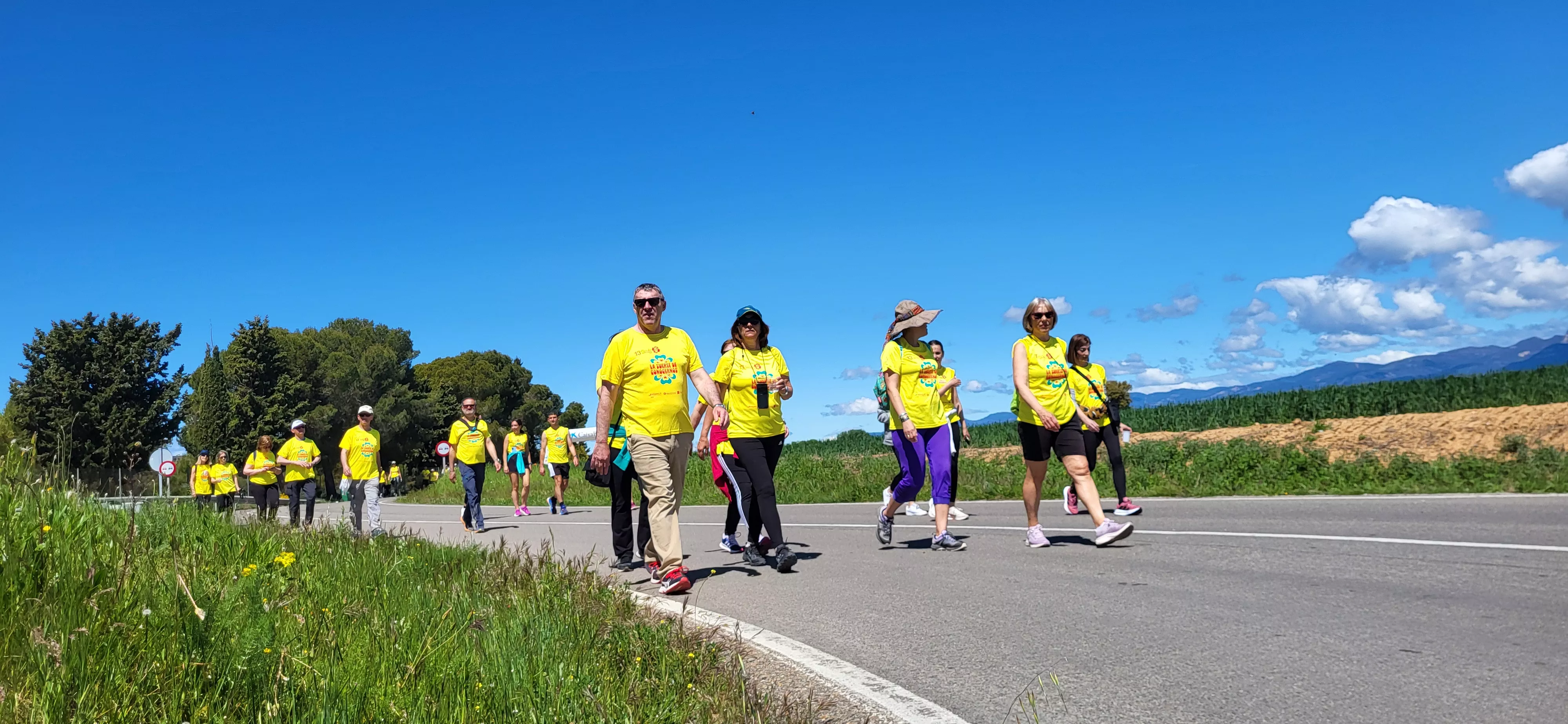 Recorrido de la XIII Marcha Aspace Huesca. Foto Mercedes Manterola