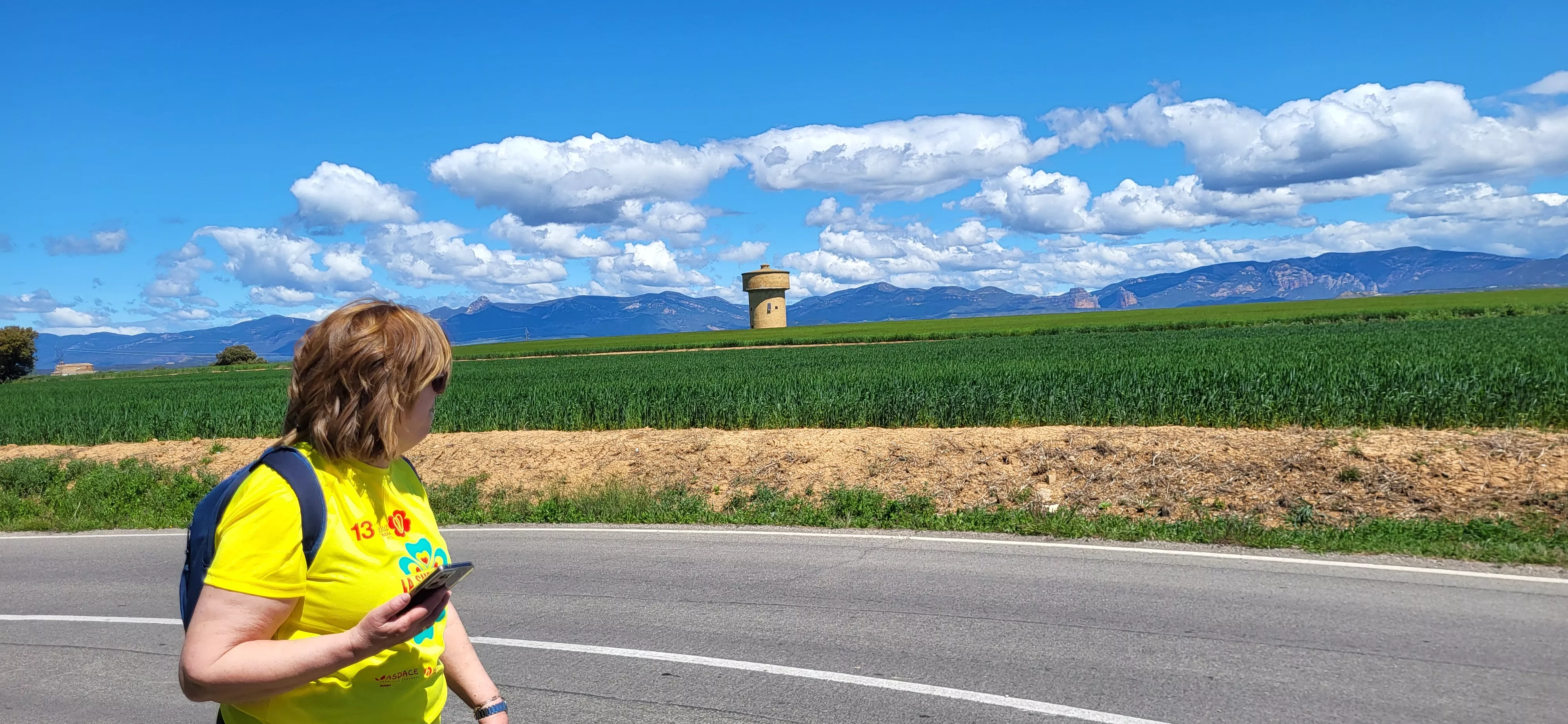 Recorrido de la XIII Marcha Aspace Huesca. Foto Mercedes Manterola