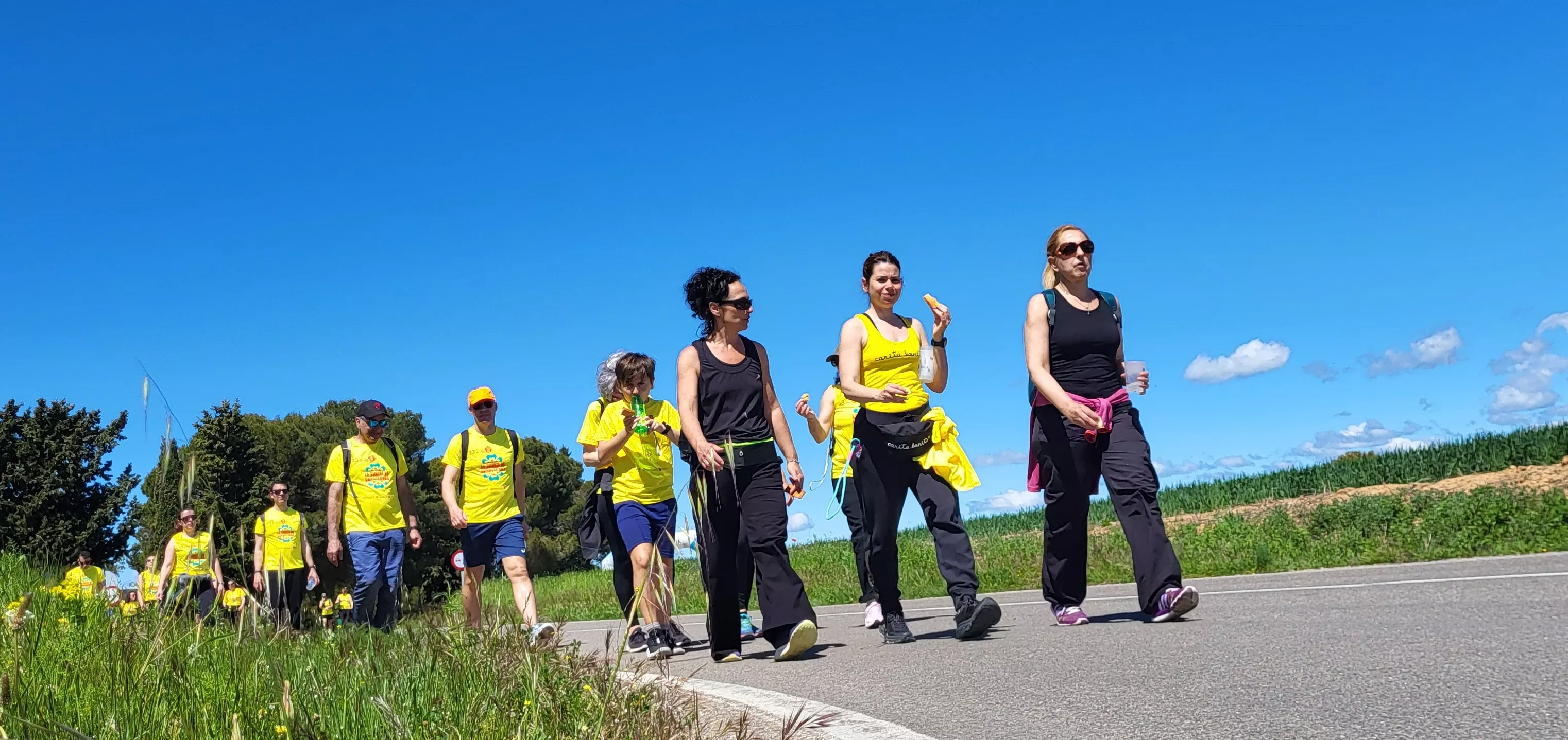 Recorrido de la XIII Marcha Aspace Huesca. Foto Mercedes Manterola