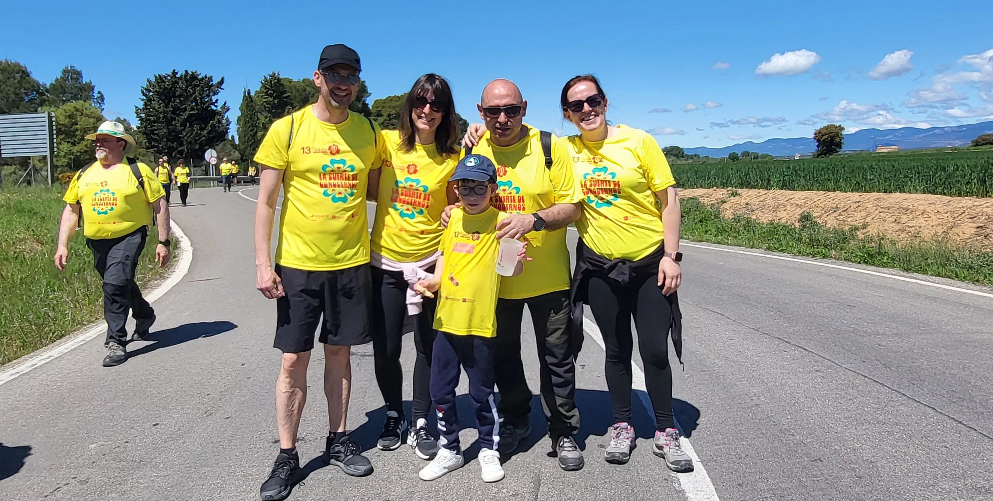 Recorrido de la XIII Marcha Aspace Huesca. Foto Mercedes Manterola
