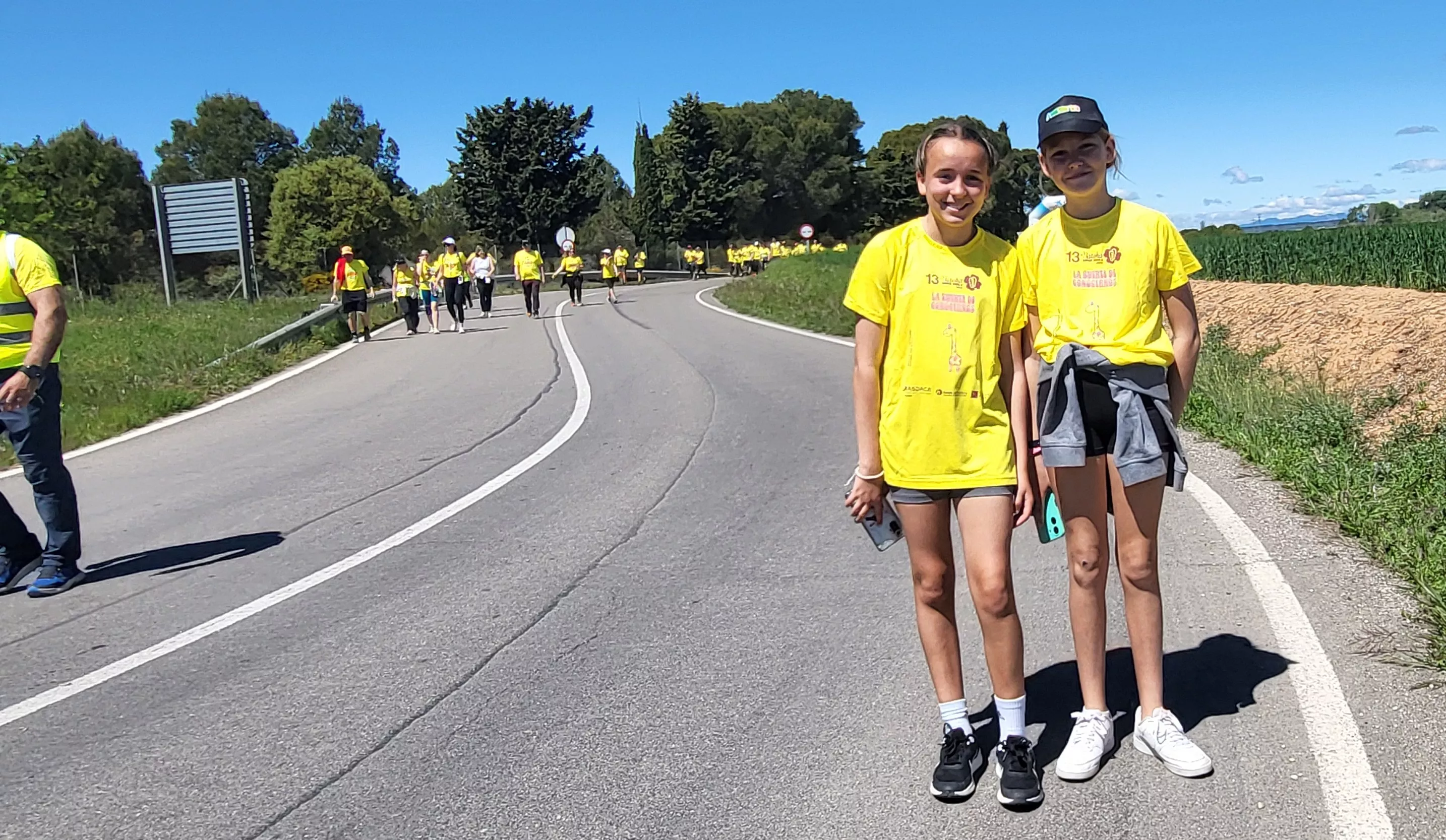 Recorrido de la XIII Marcha Aspace Huesca. Foto Mercedes Manterola