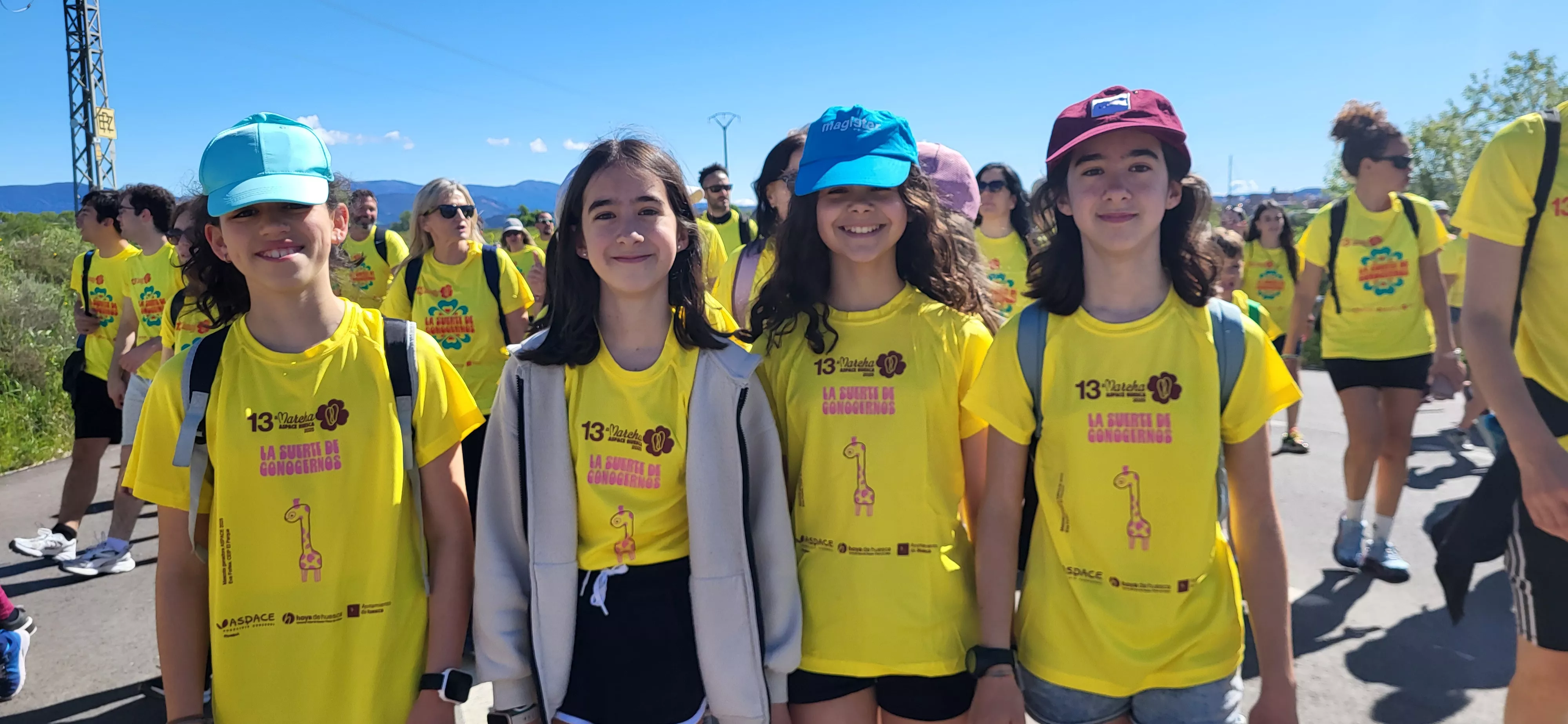 Recorrido de la XIII Marcha Aspace Huesca. Foto Mercedes Manterola