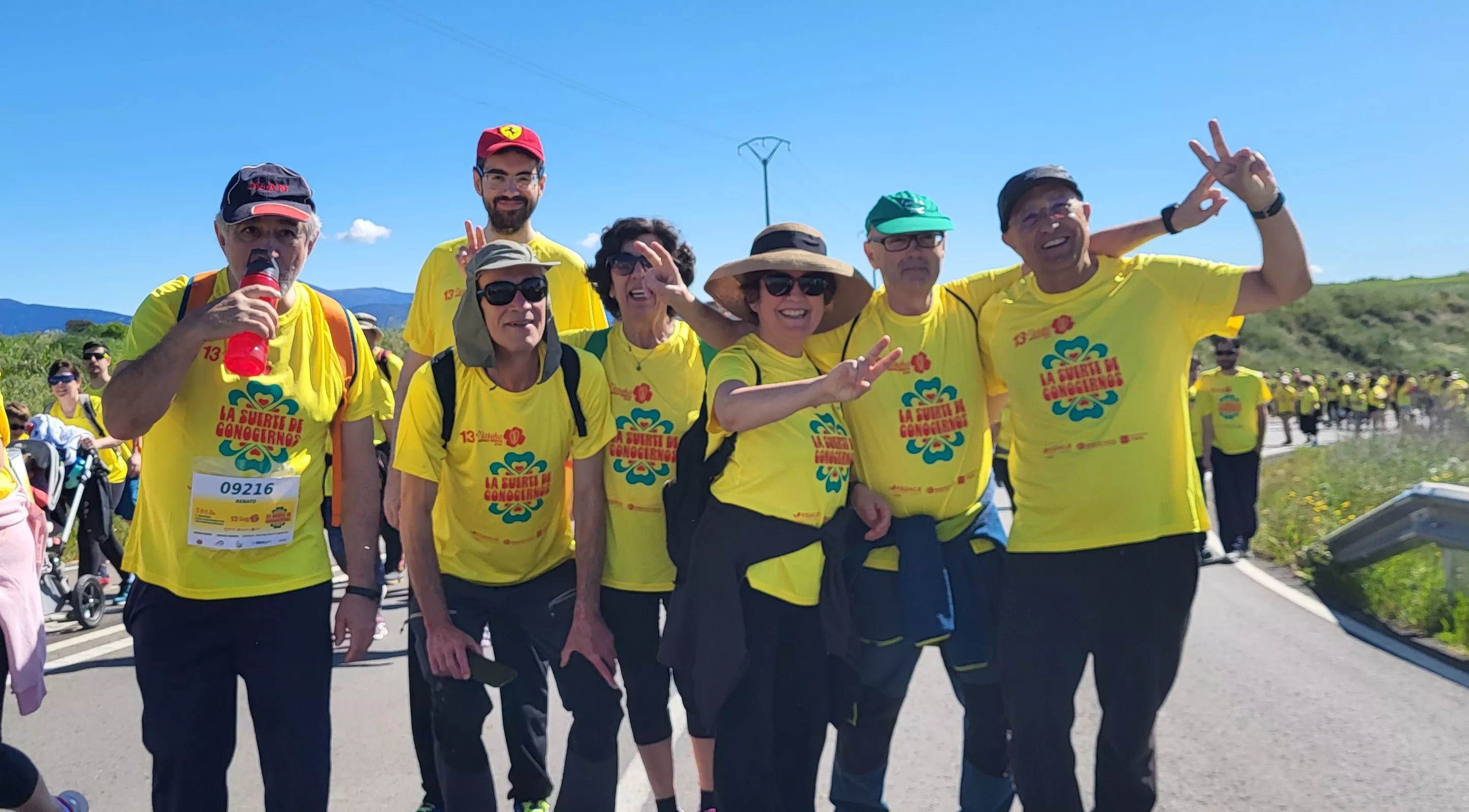 Recorrido de la XIII Marcha Aspace Huesca. Foto Mercedes Manterola