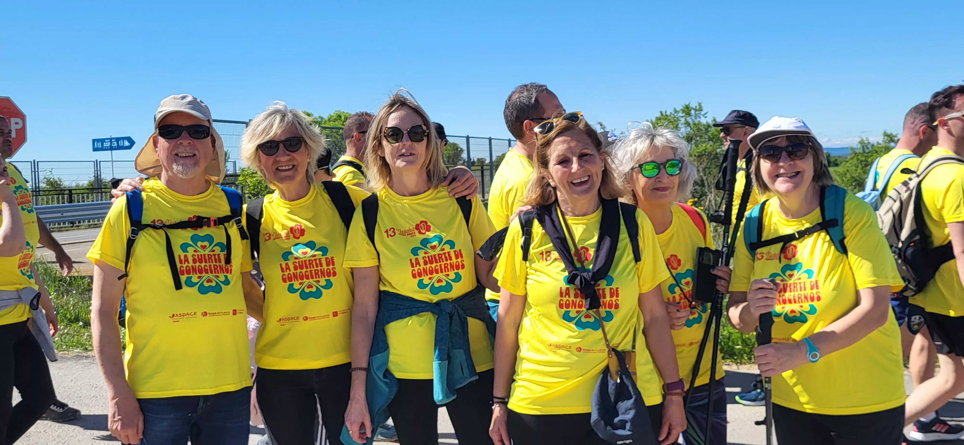 Recorrido de la XIII Marcha Aspace Huesca. Foto Mercedes Manterola