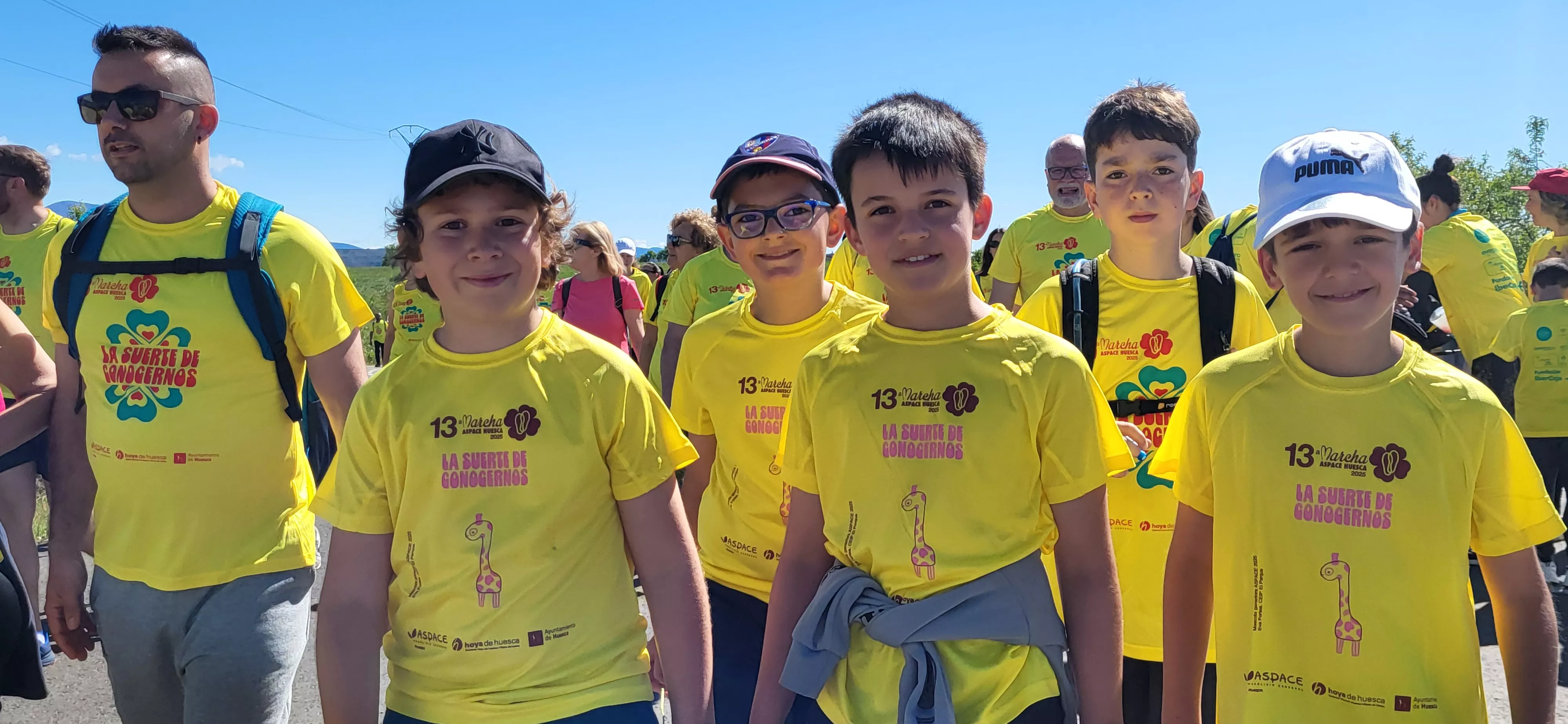 Recorrido de la XIII Marcha Aspace Huesca. Foto Mercedes Manterola