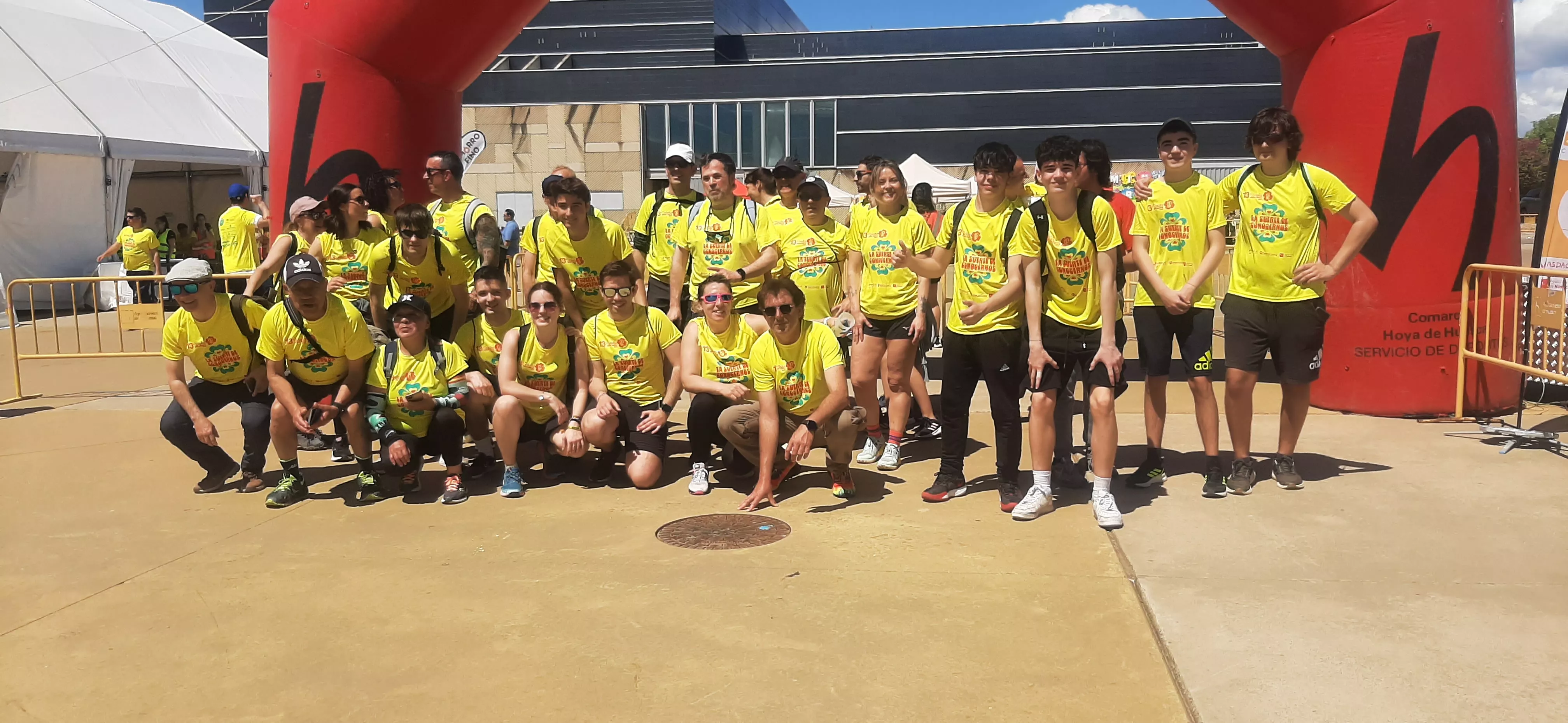 Los primeros en llegar a la meta. Foto Myriam Martínez