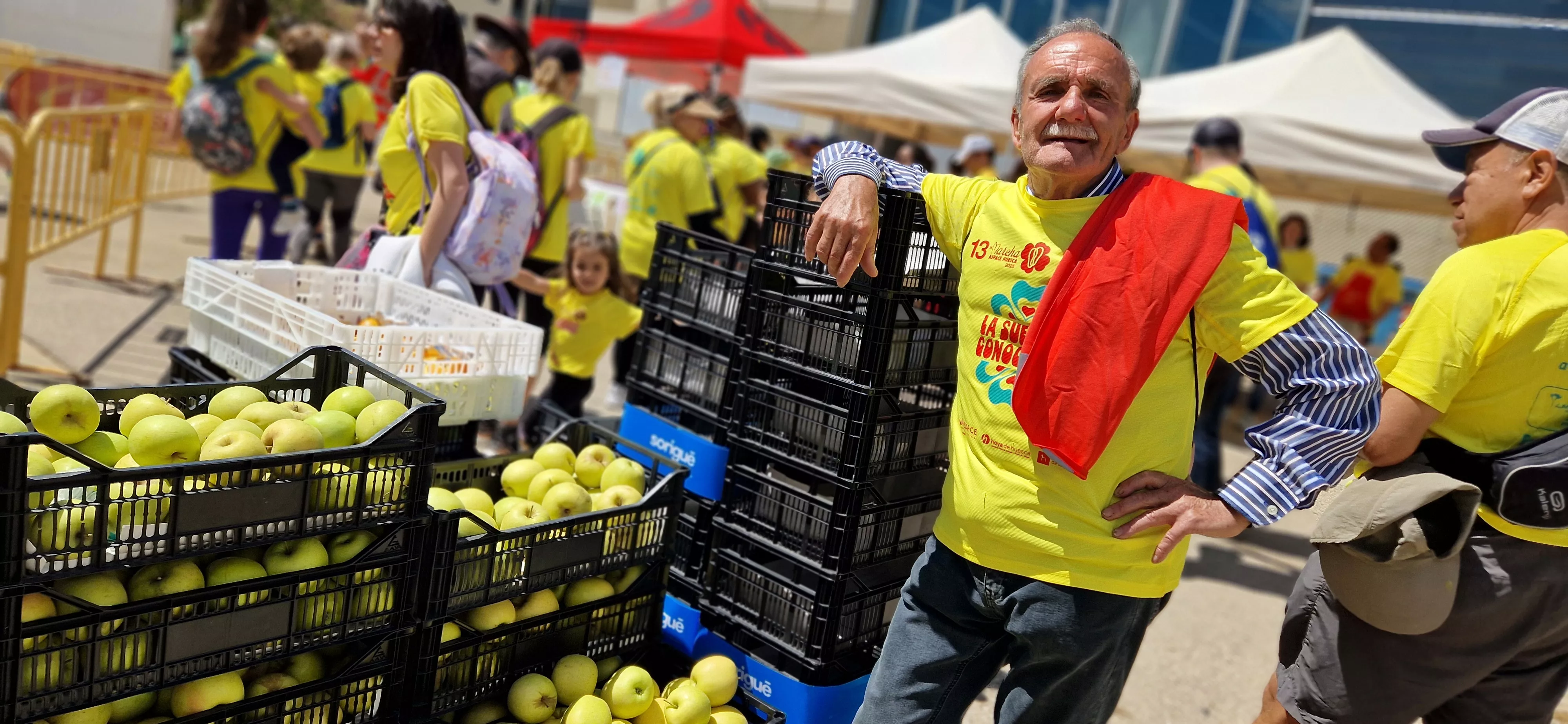 Comida de la 13 Marcha Aspace Huesca. Foto Myriam Martínez 