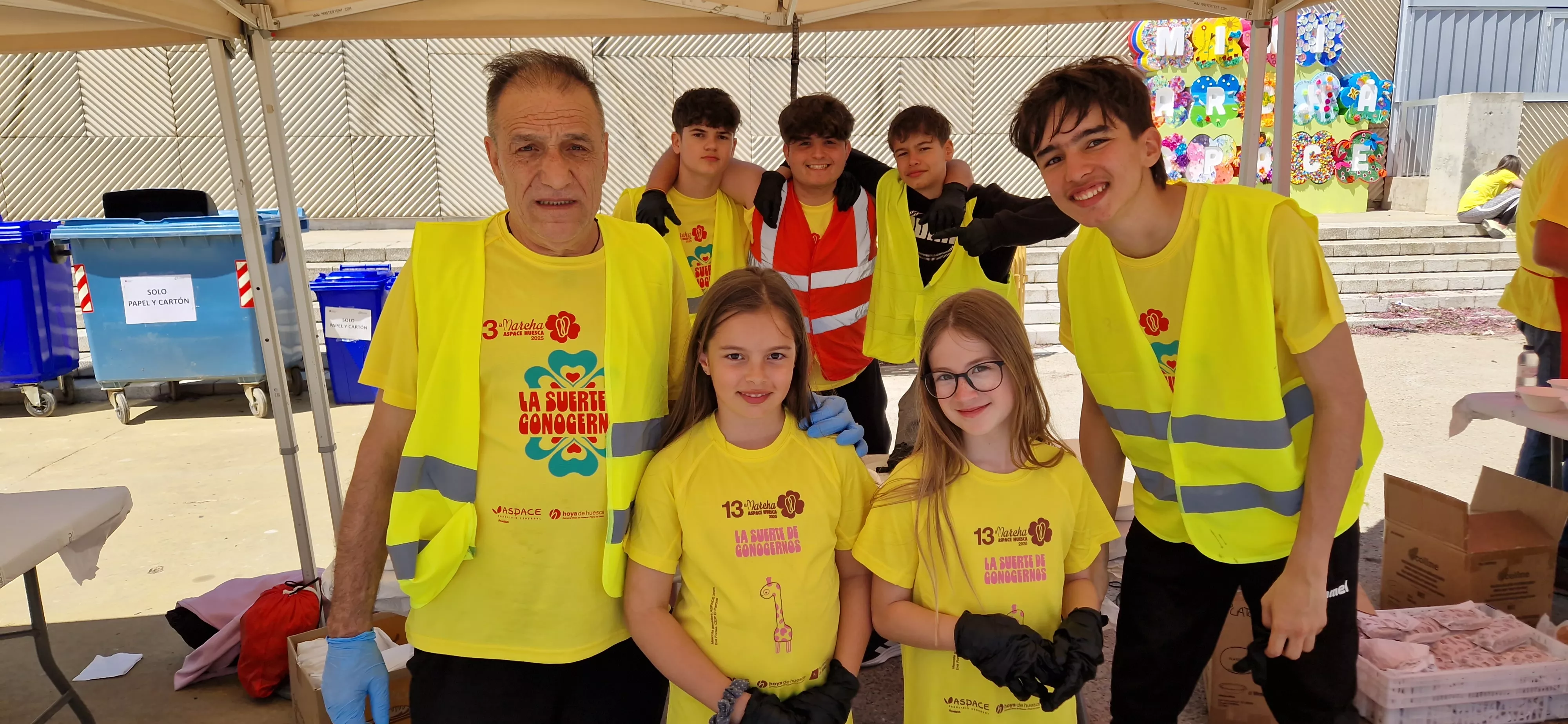 Comida de la 13 Marcha Aspace Huesca. Foto Myriam Martínez 