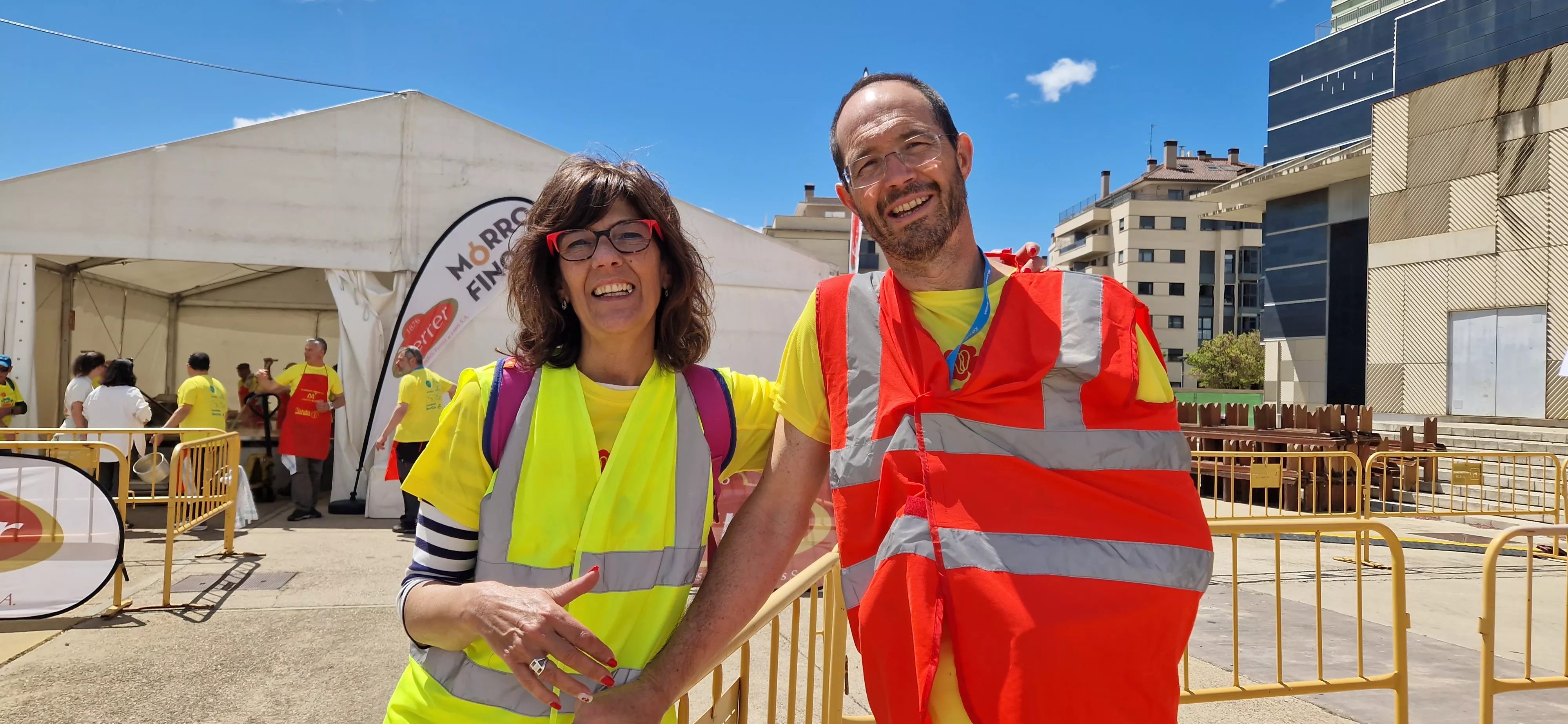 Comida de la 13 Marcha Aspace Huesca. Foto Myriam Martínez 