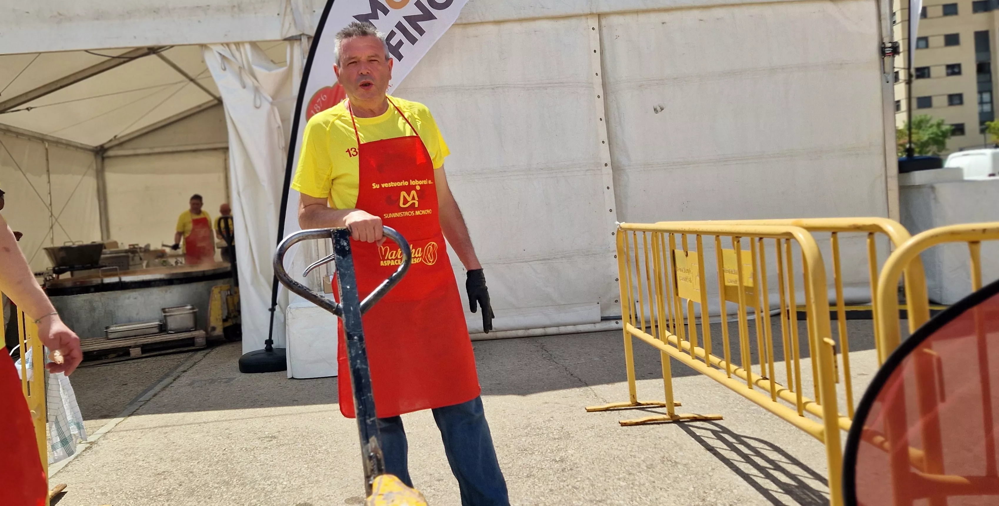 Comida de la 13 Marcha Aspace Huesca. Foto Myriam Martínez 