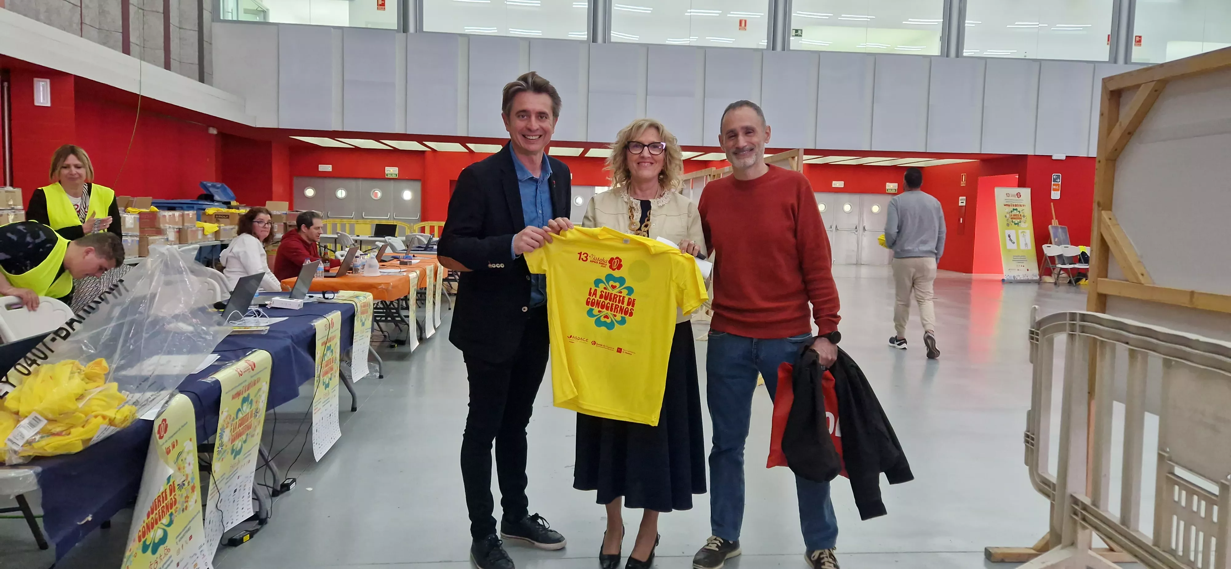 Pre-Marcha Aspace en el Palacio de Congresos de Huesca. Foto Myriam Martínez